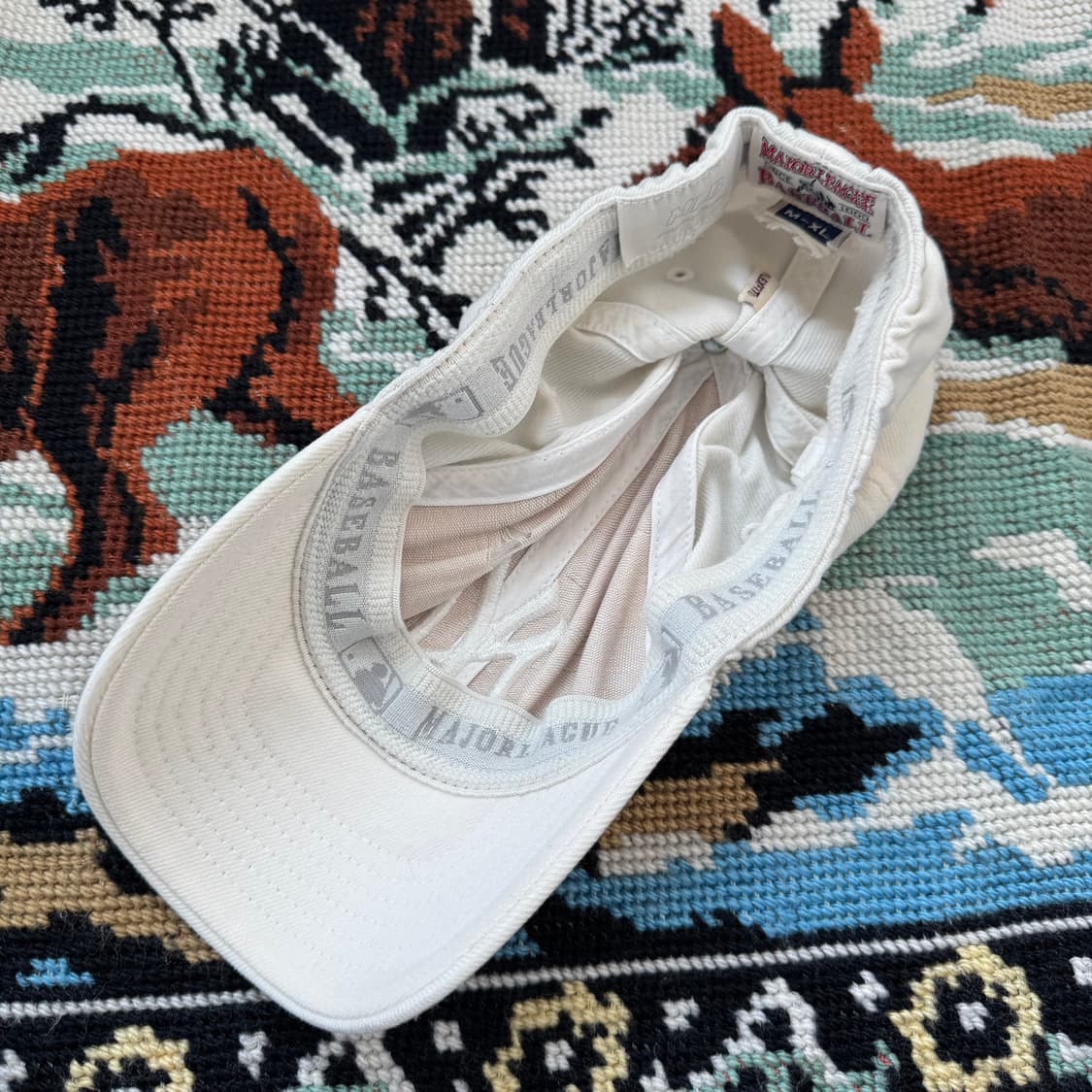 MLB 뉴욕 양키즈 화이트 볼캡 M-XL 상품이미지5