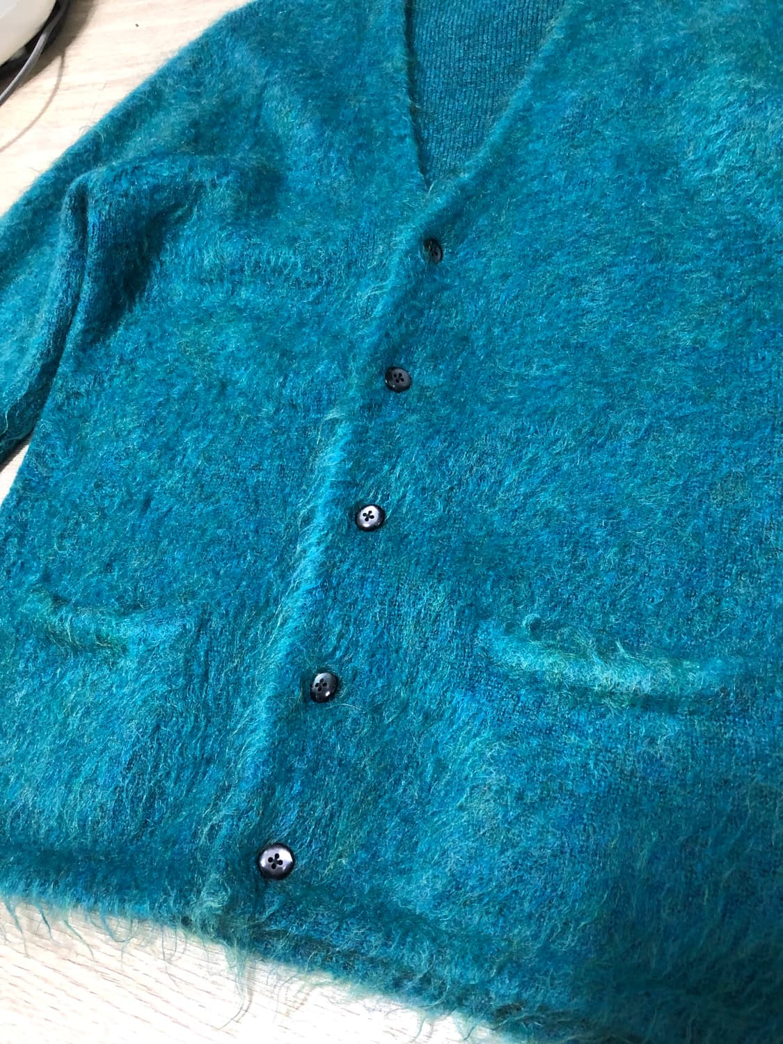 [L] 슈프림 모헤어 가디건 Heather 상품이미지3