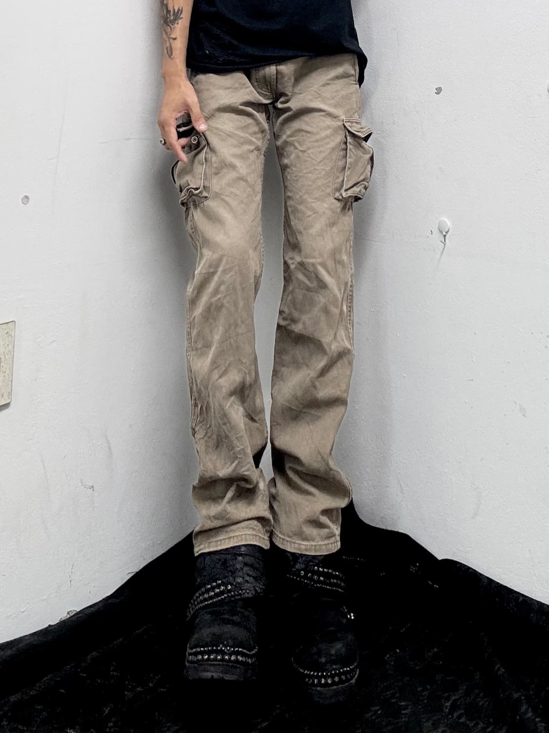 “Alpha industries” Y2K Mood Beige Cargo  상품이미지7