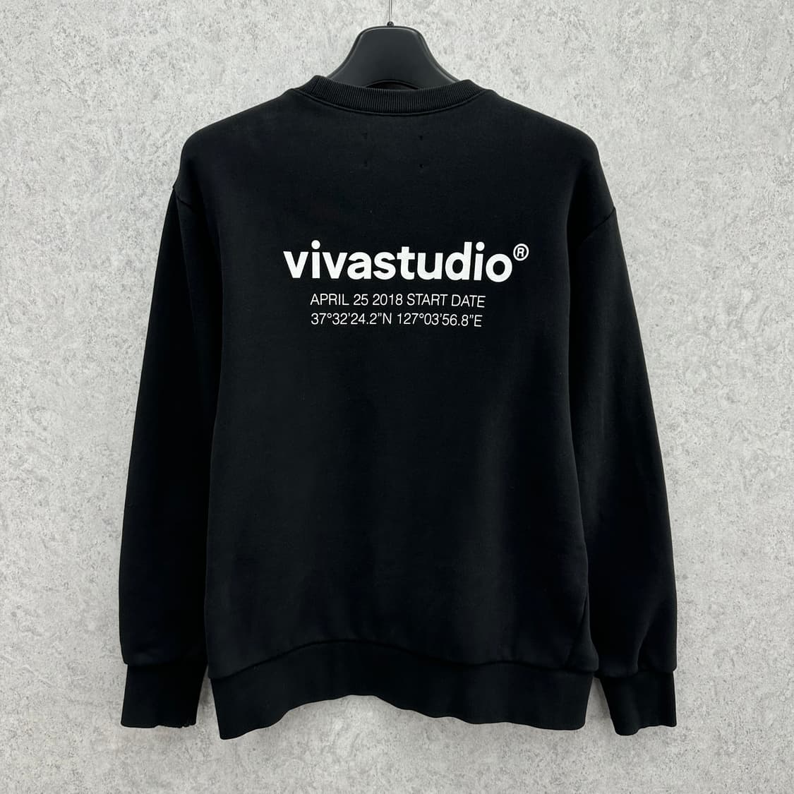 95 비바스튜디오 남자 루즈핏 맨투맨 상품이미지2