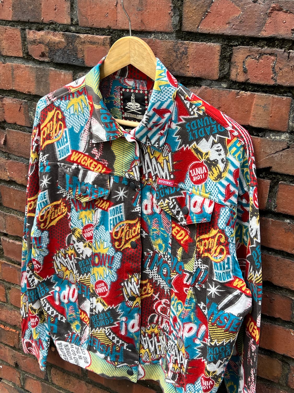 Hysteric Glamour Cartoon Trucker Jacket 상품이미지1