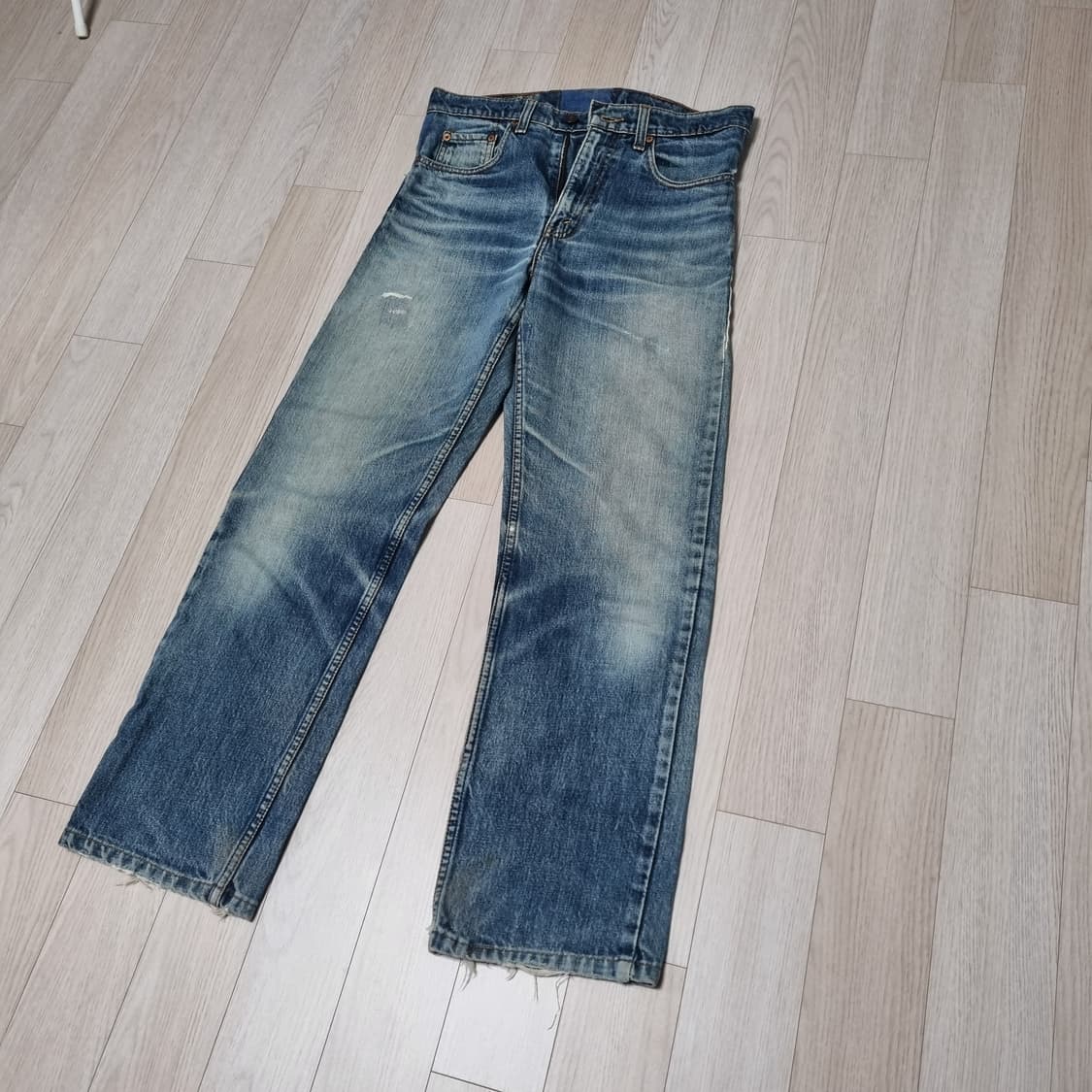 리바이스 재팬 509-0217 빈티지 워싱 데님 블루 청바지 상품이미지2