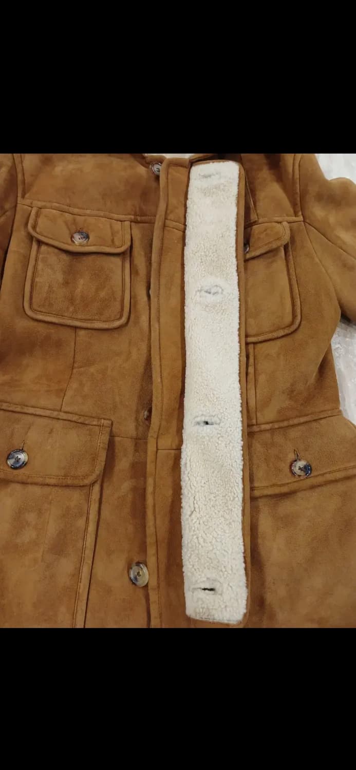 YSL rive gauche SHEARLING FUR COAT 상품이미지6