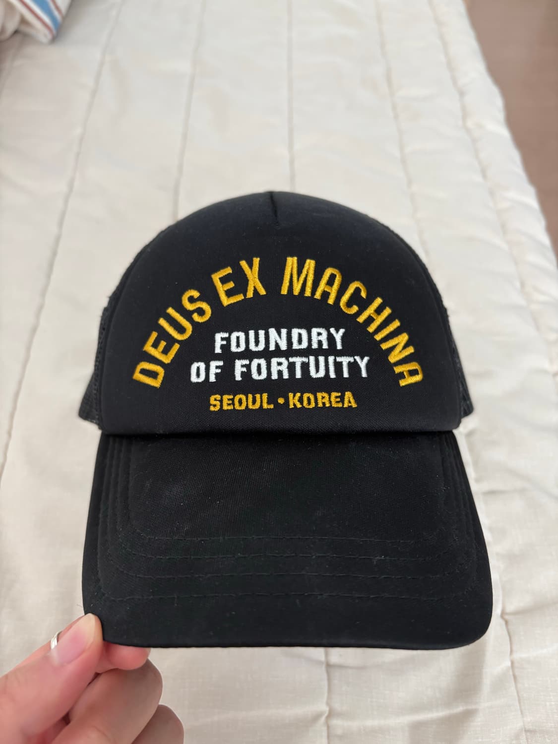 데우스 엑스 마키나 포튜이티 트러커 캡 블랙 상품이미지1
