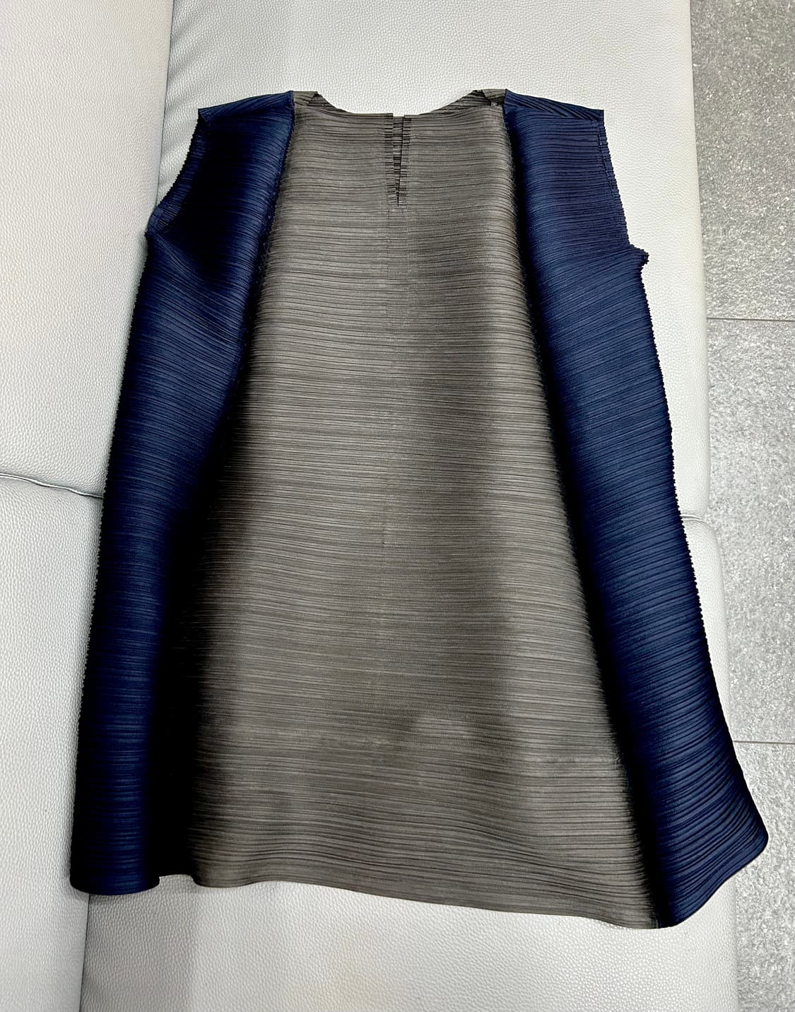 이세이미야케 플리츠플리즈 배색 슬리브리스 원피스(3/Free) 상품이미지5