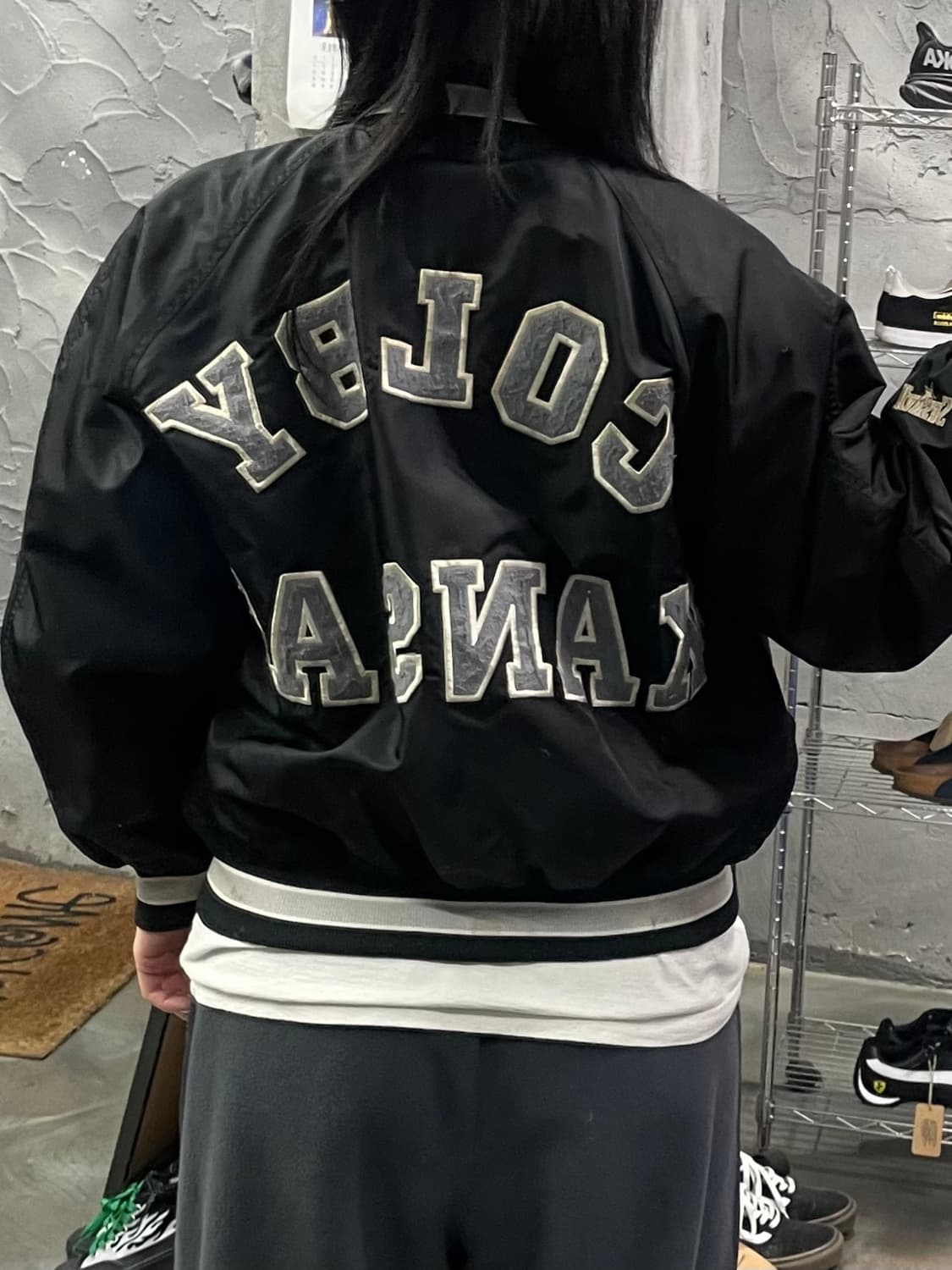 빈티지 스펠아웃 바시티 자켓 상품이미지9