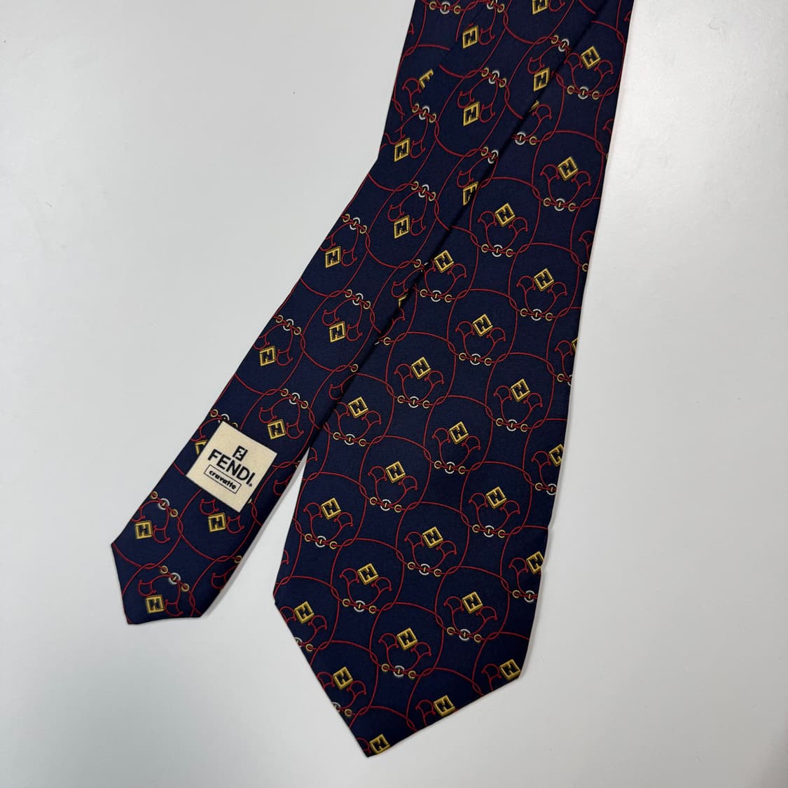 펜디 (FENDI) FF 모노그램 정품 명품 넥타이 상품이미지2