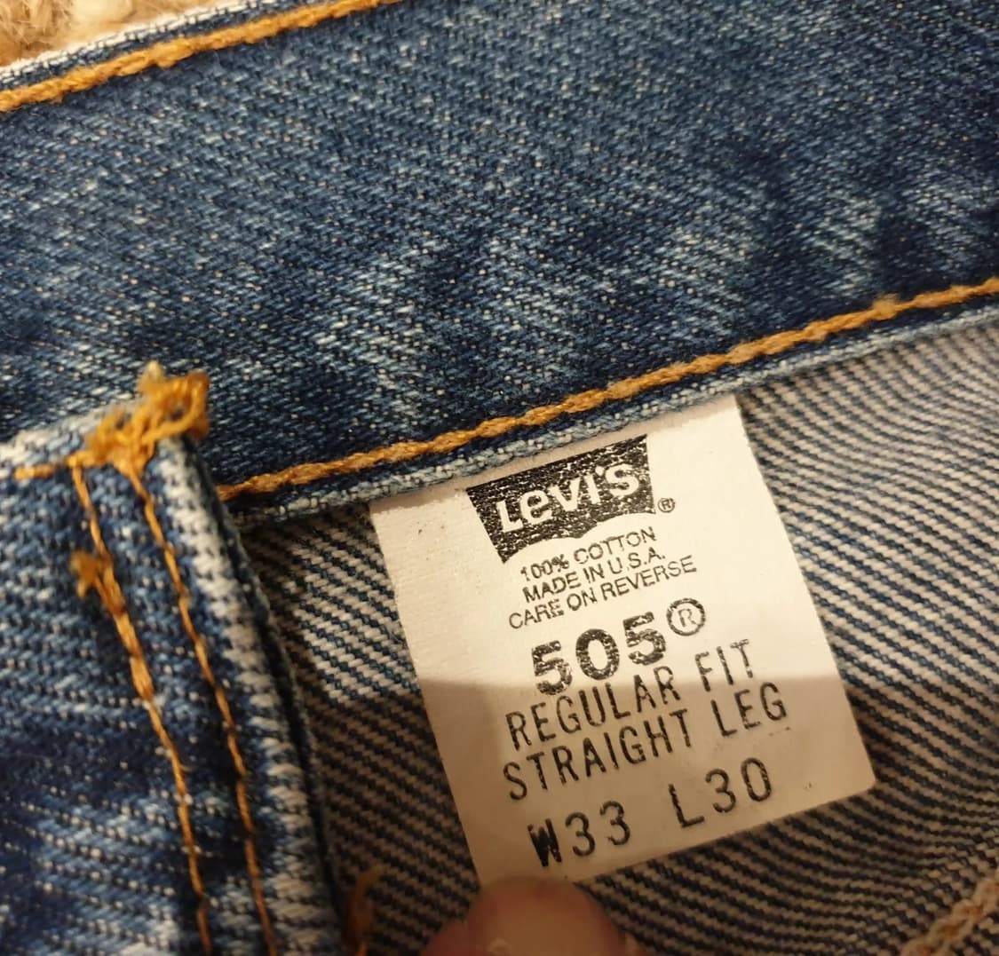 00s Levis 505 usa made 상품이미지8