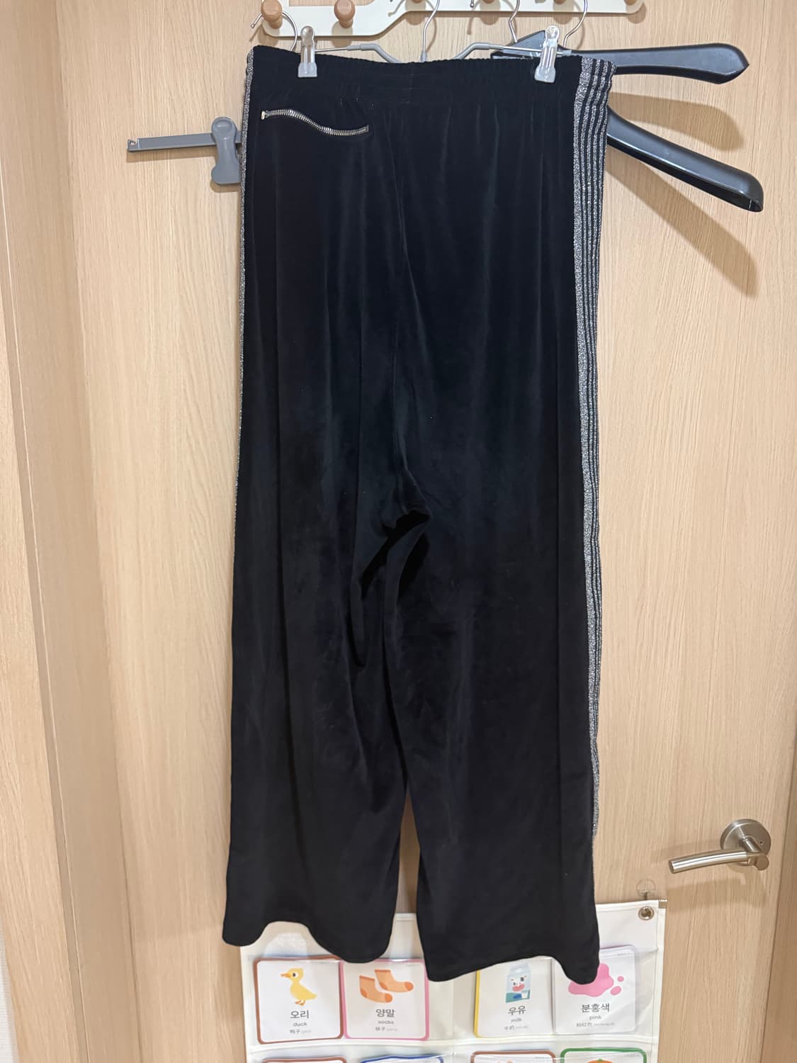 니들스 x LHP H.D. 트랙 팬츠 C/PE 벨루어 블랙 상품이미지2