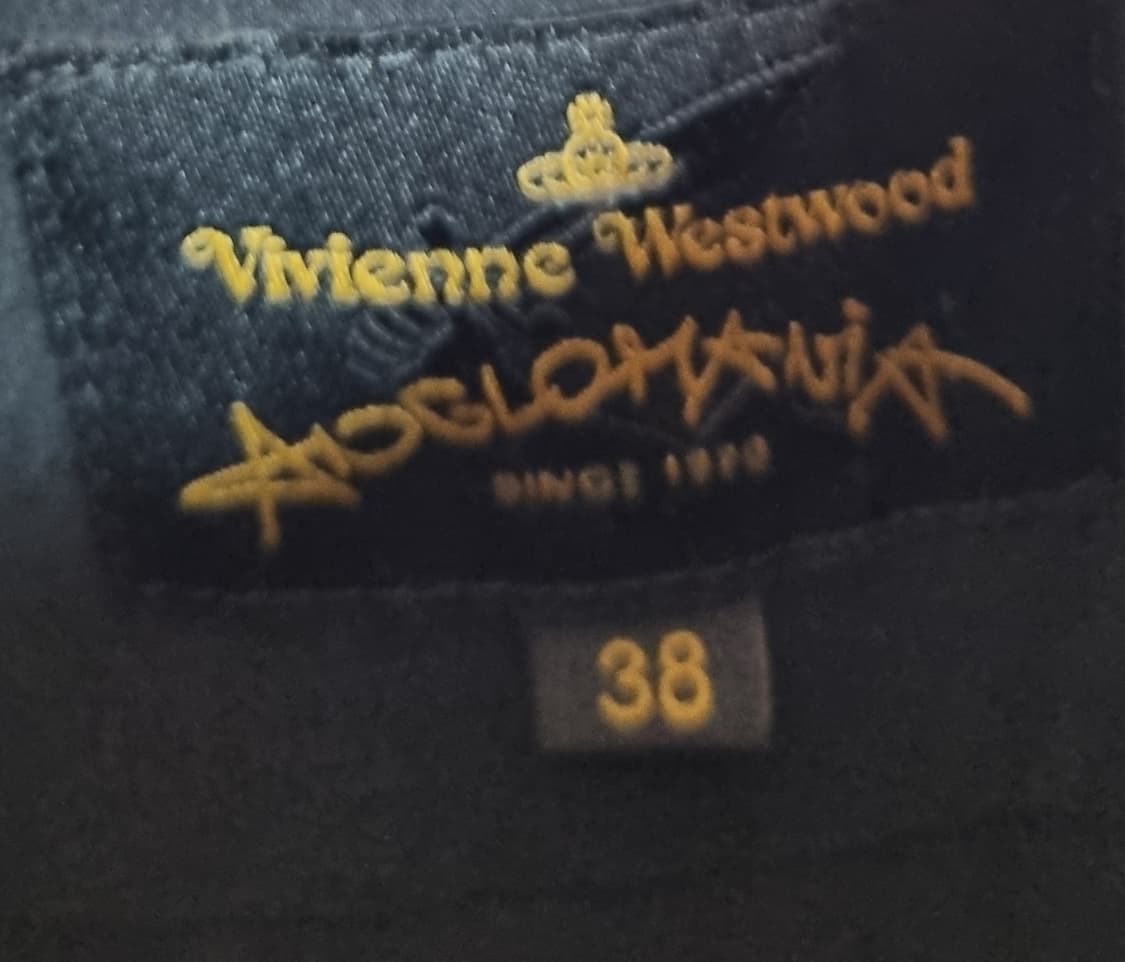38사이즈) 비비안웨스트우드 블랙 언발란스 셔츠 원피스 상품이미지4