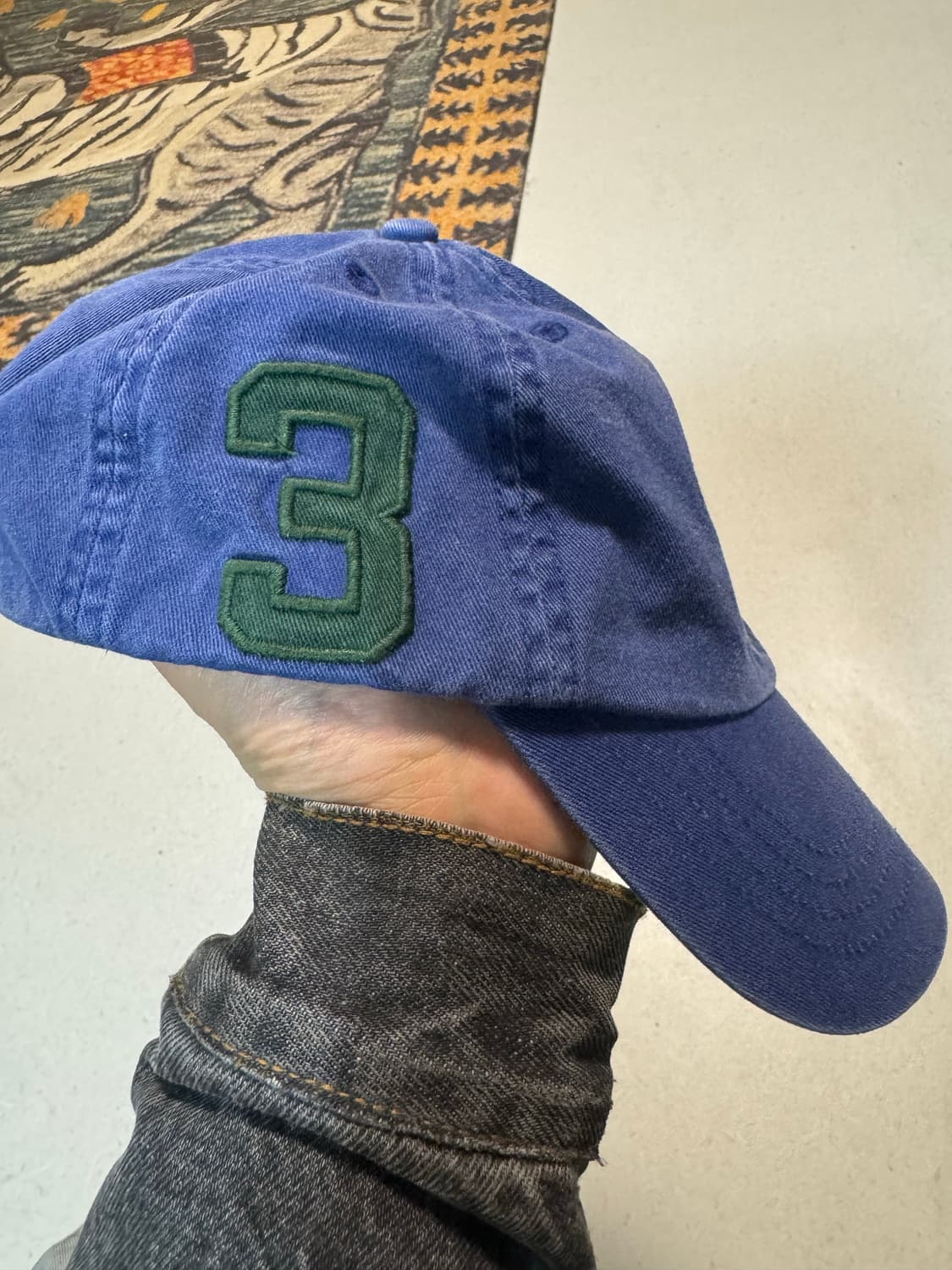 폴로 랄프로렌 빅포니 자수로고 페이딩 빈티지 볼캡 모자 스냅백 상품이미지2