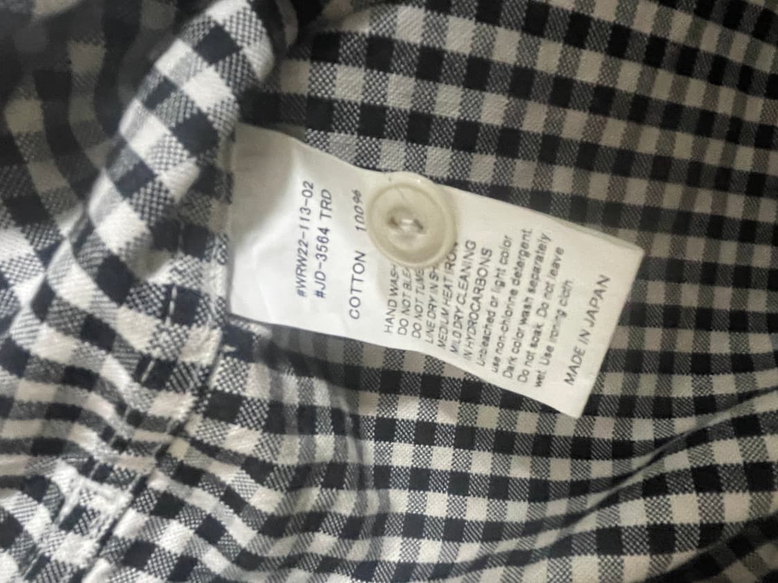 (36) 단톤 체크 셔츠 상품이미지4