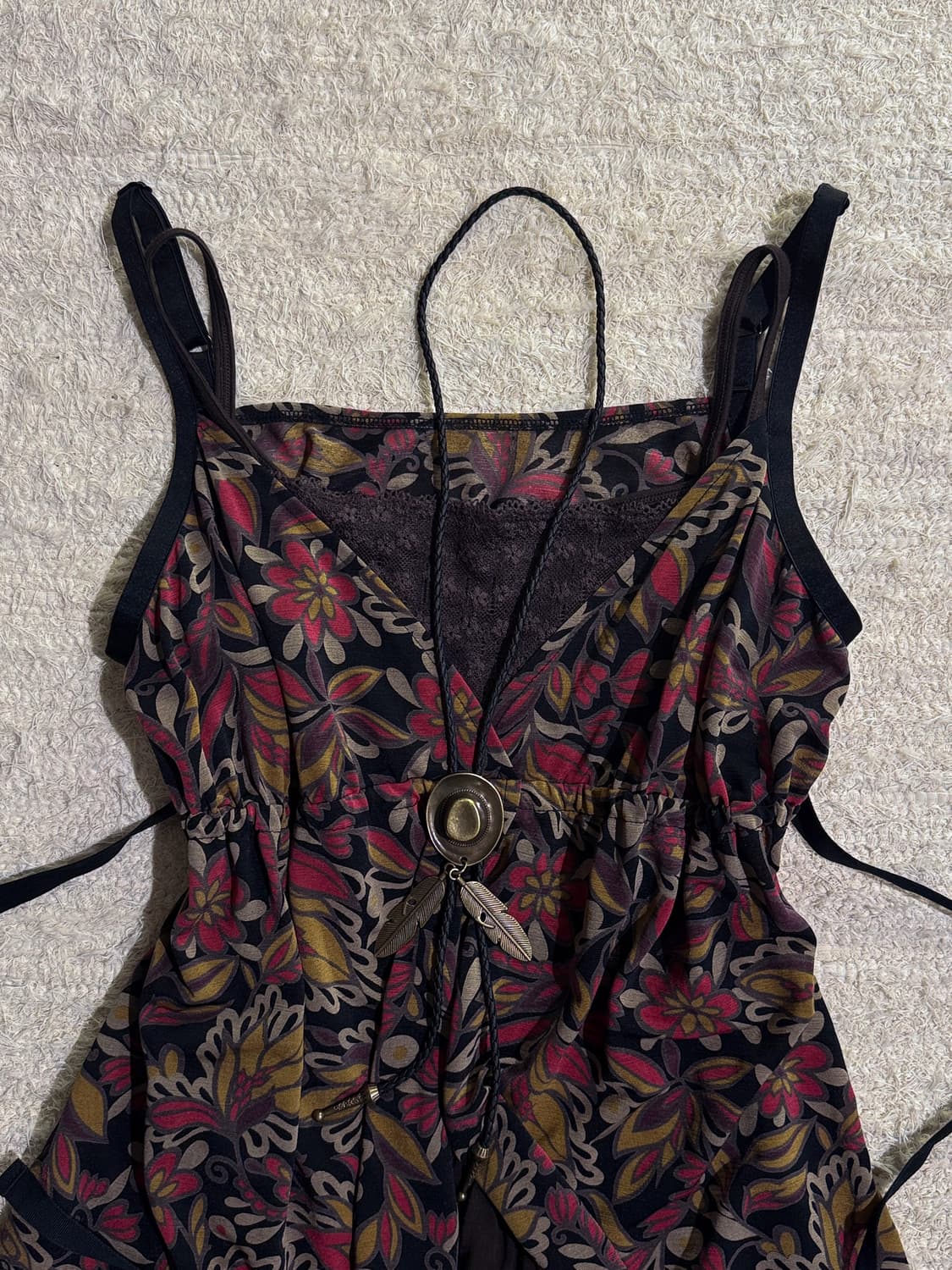 Ethnic Slit Sleeveless Blouse 0262 상품이미지2