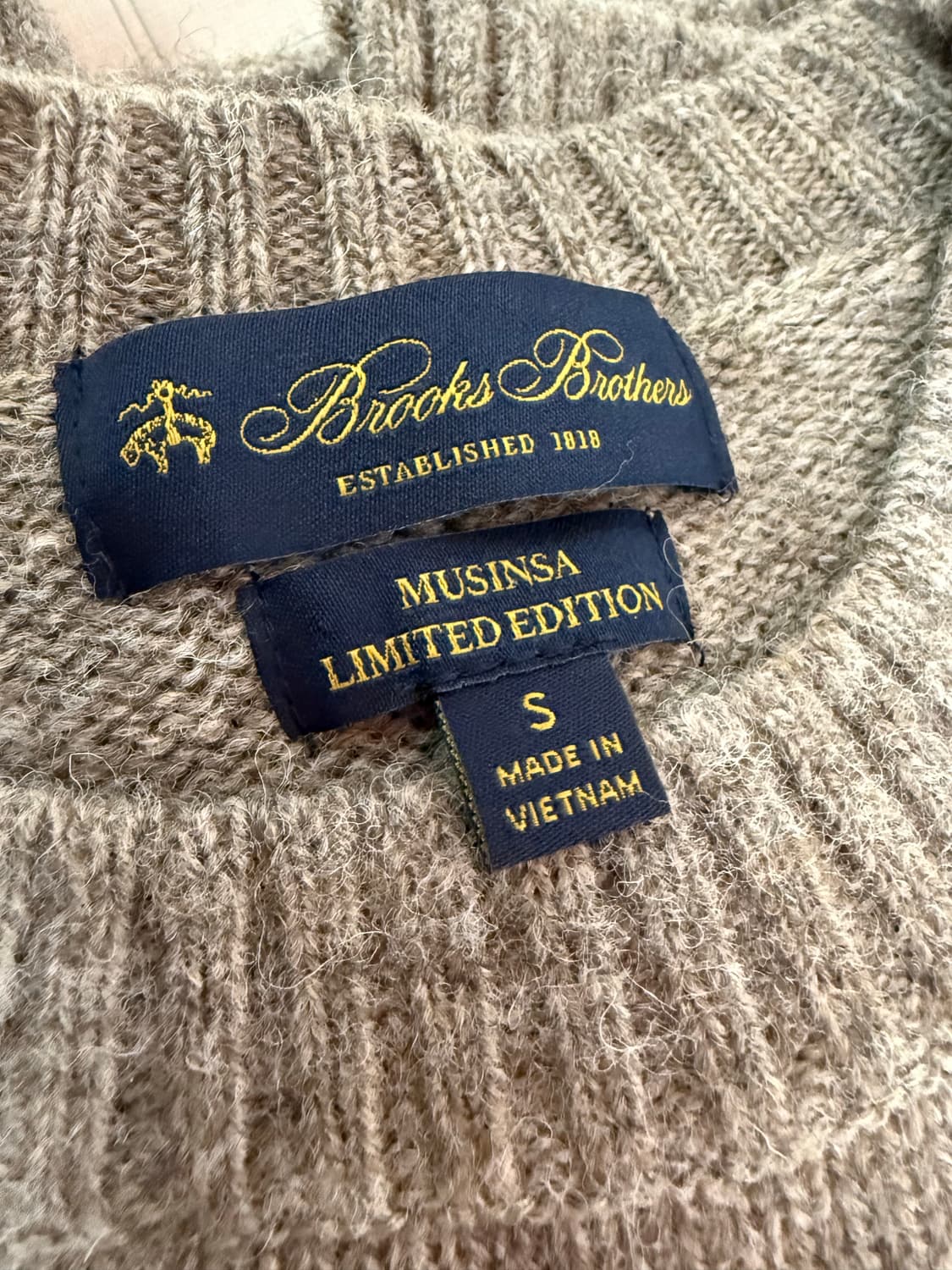 브룩스브라더스 울100% 스웨터 s사이즈 상품이미지2