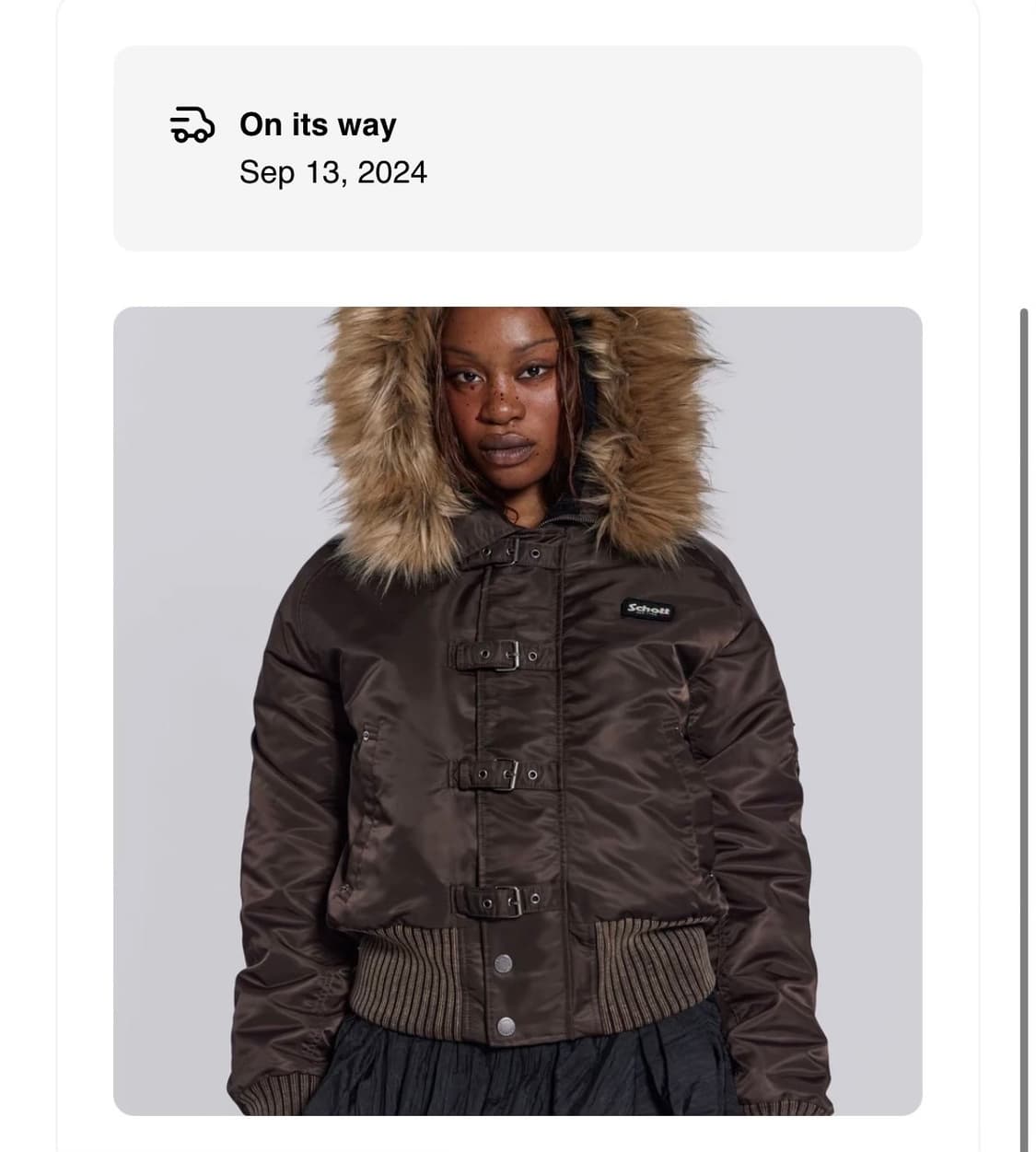 Jaded London x schott nyc ma-1 퍼 봄버 자켓 상품이미지1