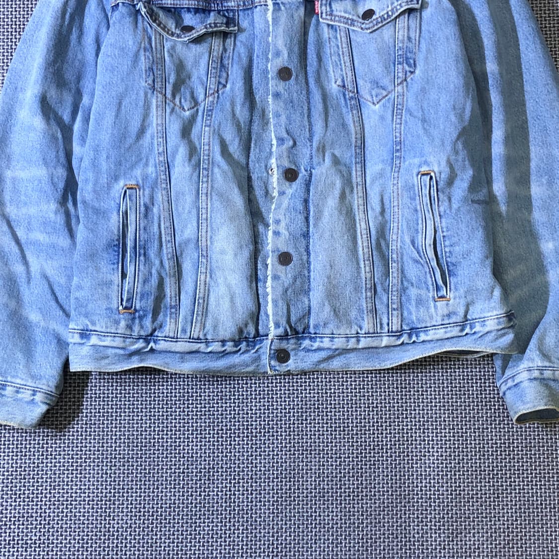 쉐르파 데님 트럭커 자켓 상품이미지4