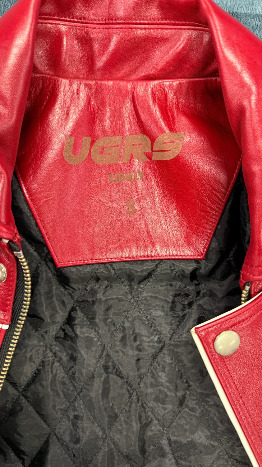 창모 가죽자켓 ugrs x libilly S사이즈 상품이미지4