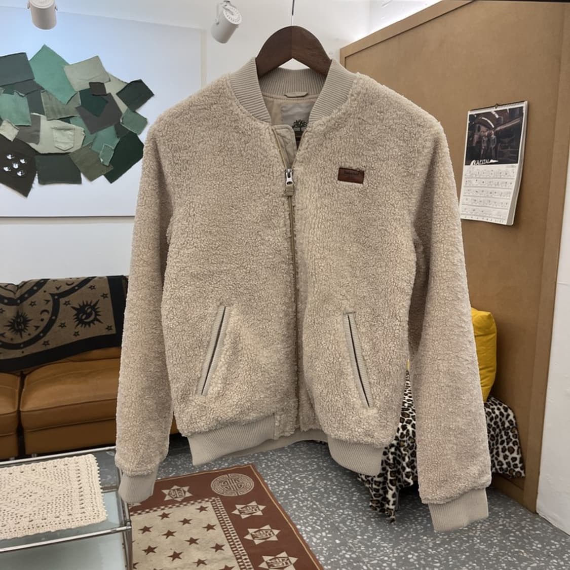 팀버랜드 캐주얼 빈티지 폭닥 양털 후리스 자켓 S C10000 상품이미지3