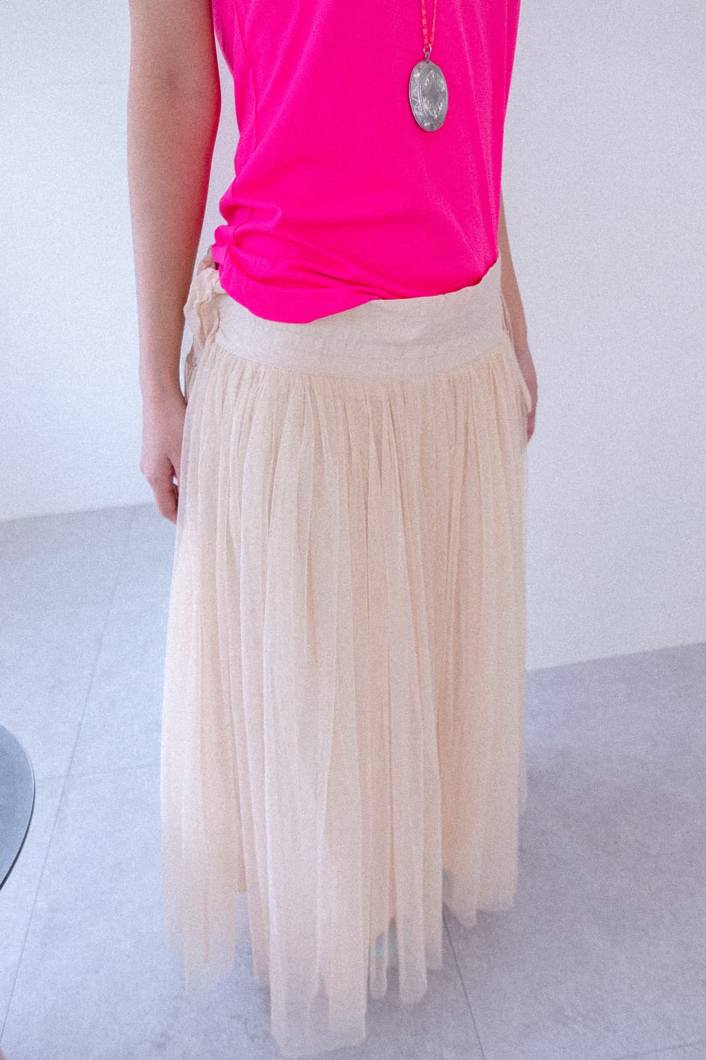 Ribbon Sha skirt 상품이미지1