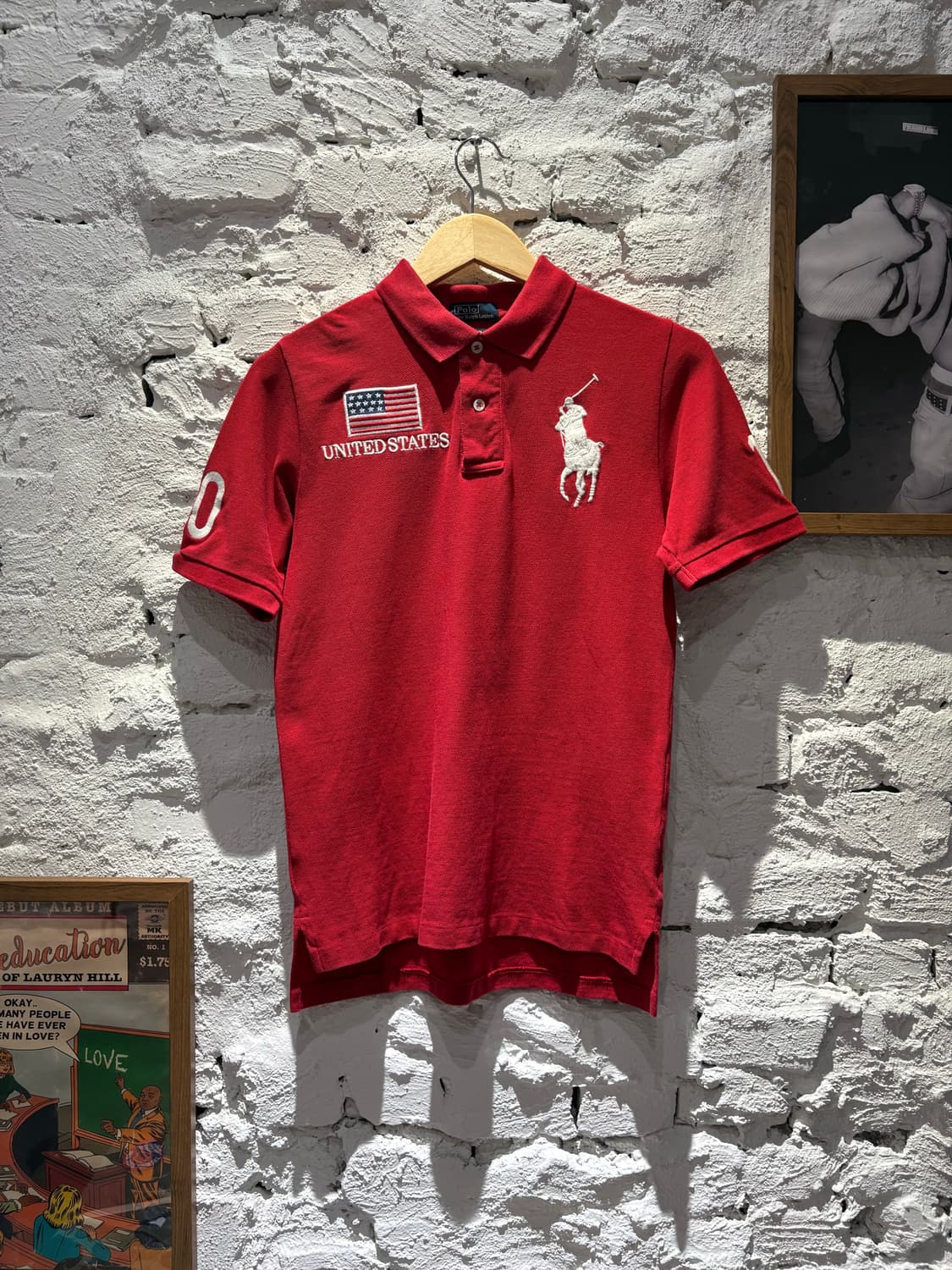 폴로 빅포니 벤쿠버 올림픽 USA 팀 카라반팔티셔츠 상품이미지1