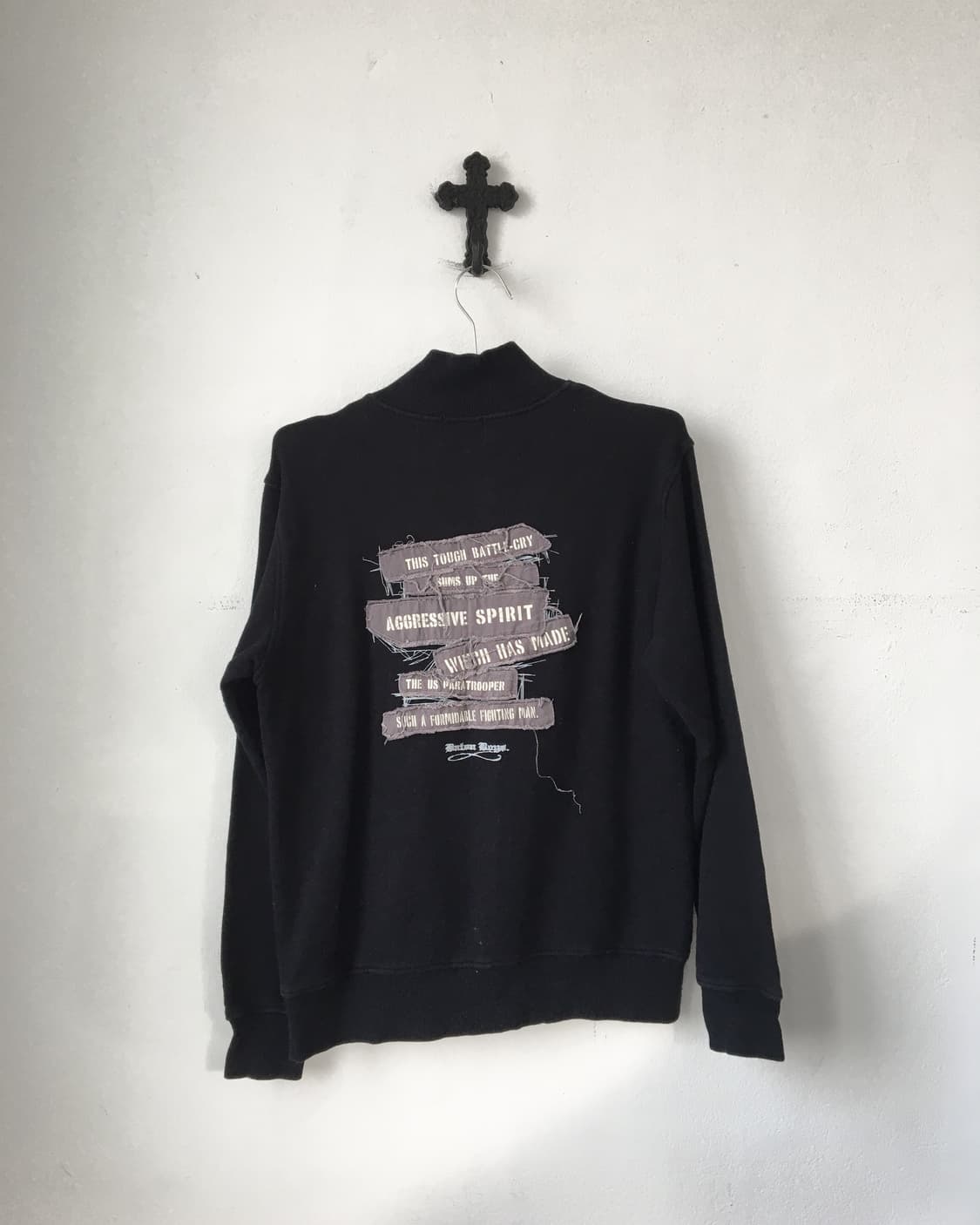 Back patch point high neck zip up 상품이미지4