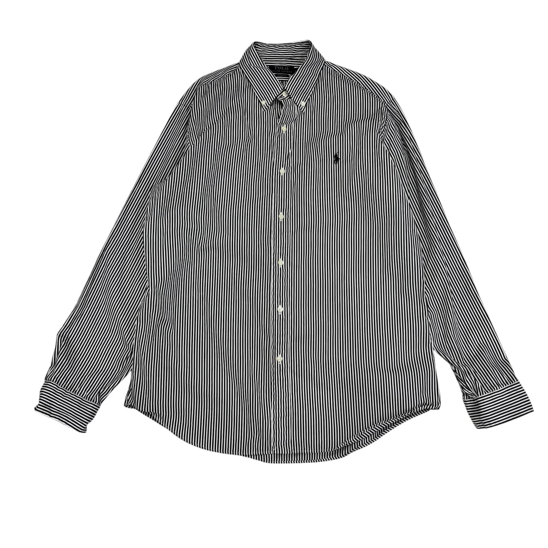 폴로 랄프로렌 QR 클래식 핏 스트라이프 셔츠 상품이미지1