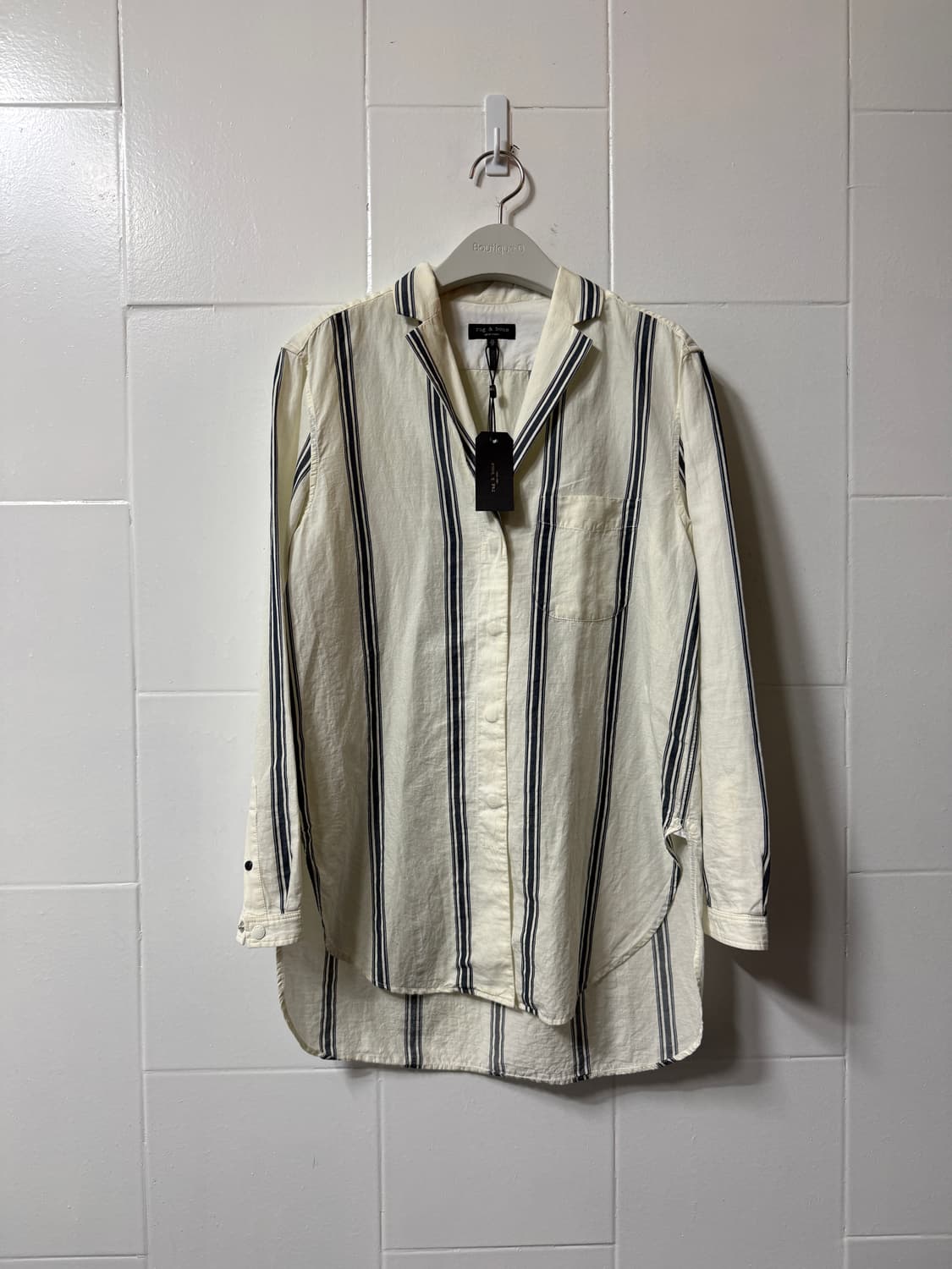 랙앤본 스트라이프 셔츠 상품이미지1