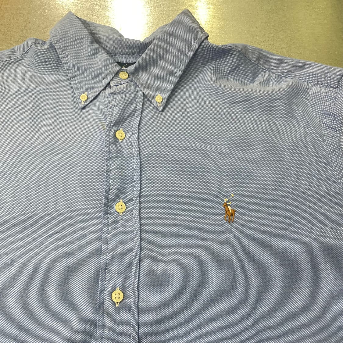 (XL) POLO 폴로 랄프로렌 솔리드 셔츠 클래식핏 상품이미지7