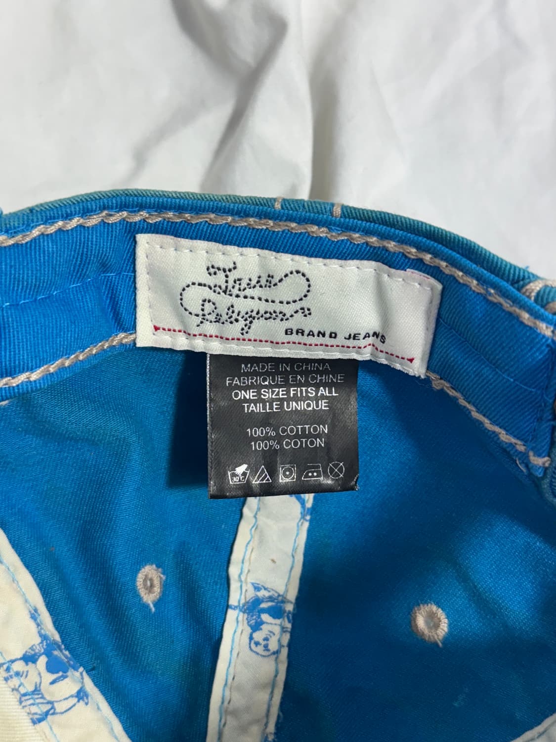 트루릴리전 워싱 데미지 볼캡 y2k 상품이미지8