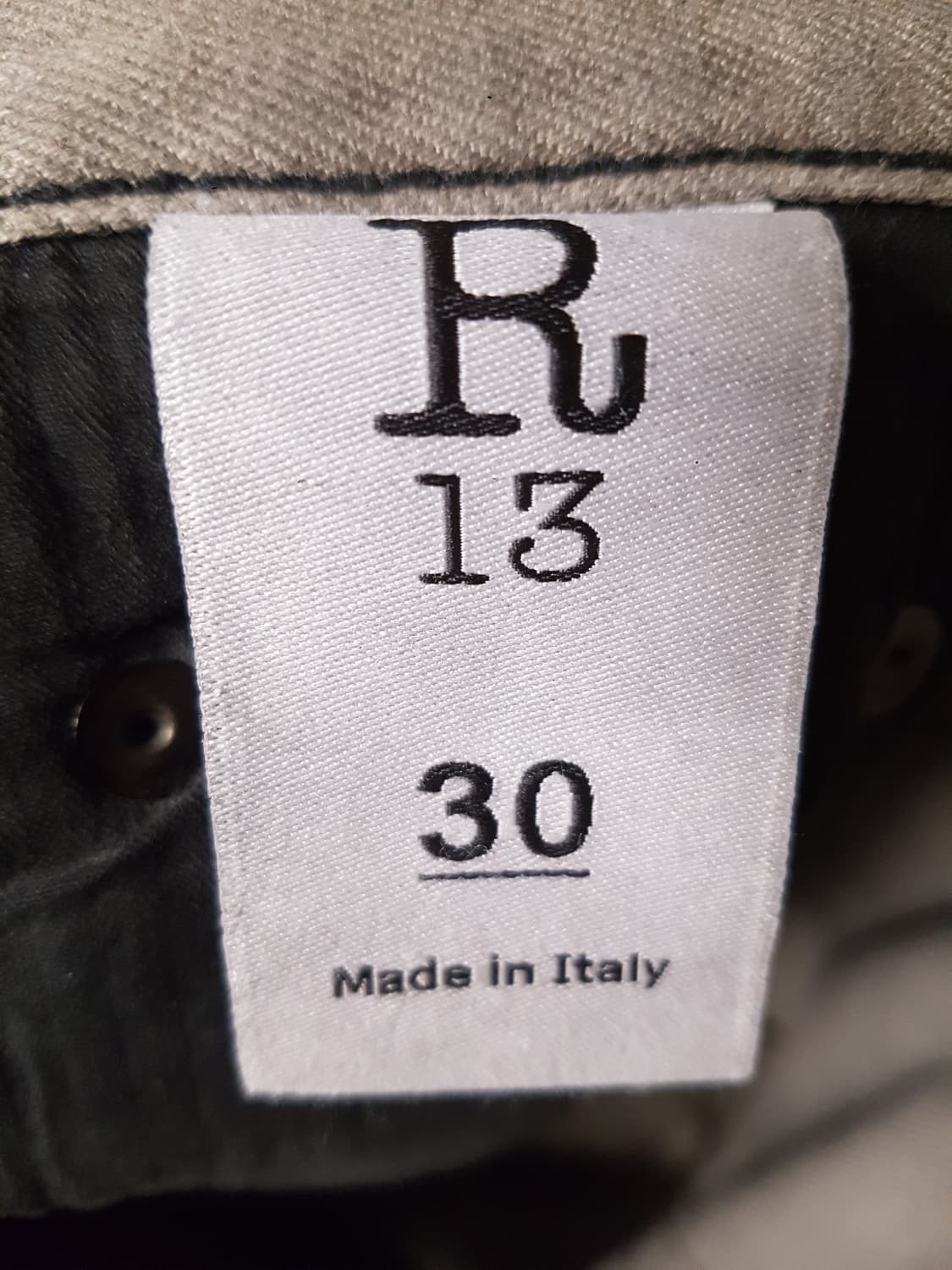 R13 워시드그레이 슬림핏 데님팬츠 상품이미지6