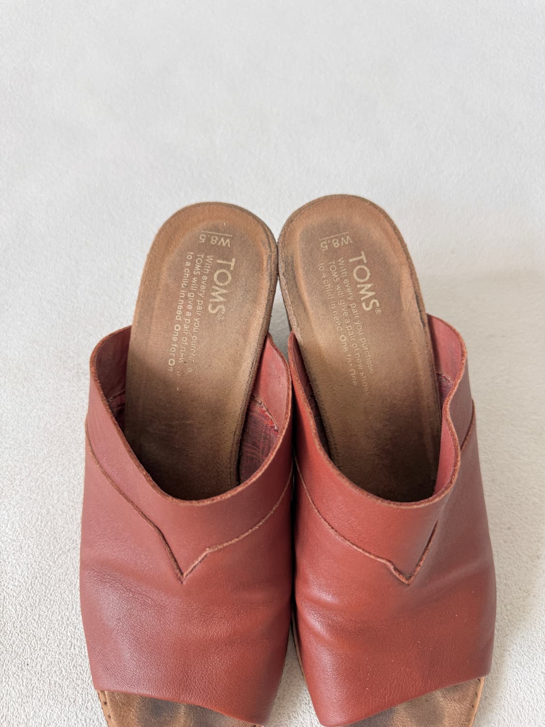 [W8.5, 255]탐스(TOMS) 레더 우드힐 상품이미지6