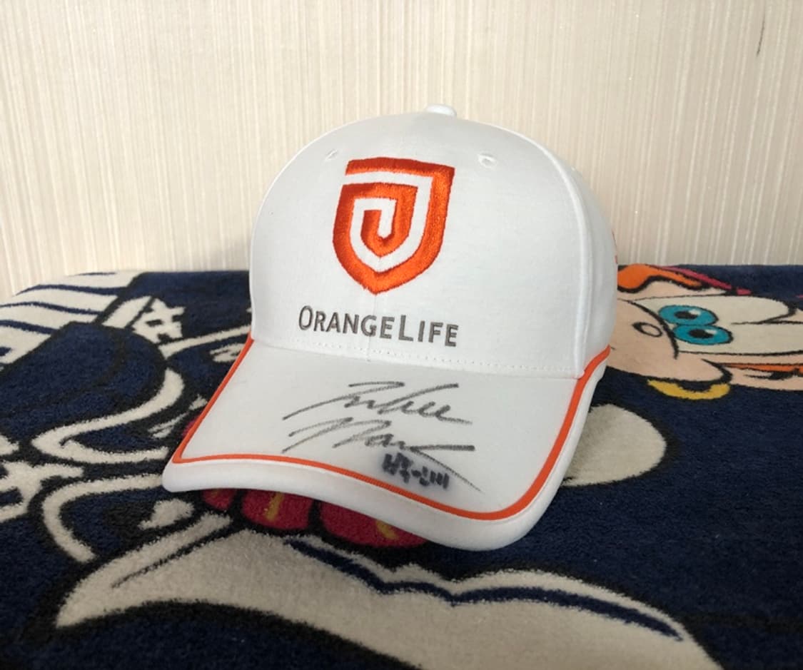 2018 오렌지라이프 챔피언트로피 골프모자/박인비프로 싸인모자 상품이미지1