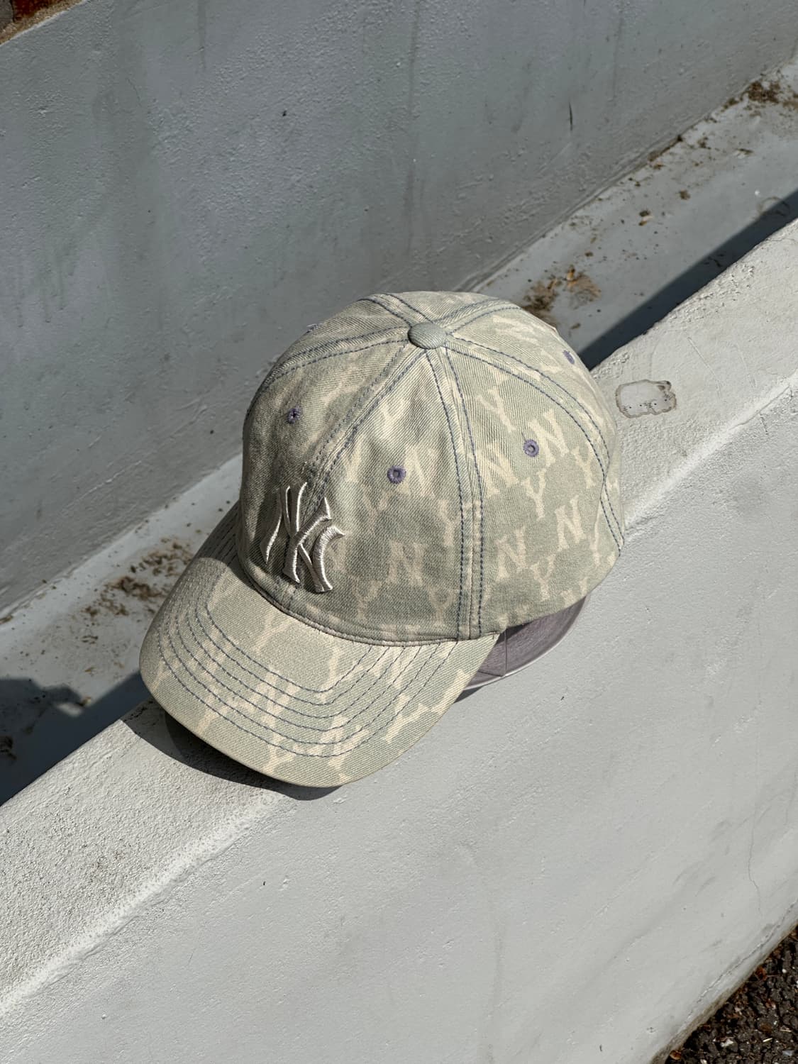 [F] MLB 엠엘비 뉴욕양키스 패턴 볼캡 모자 상품이미지2