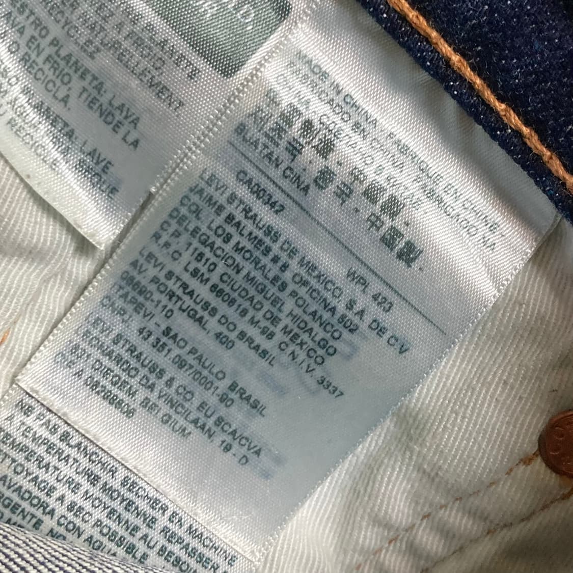 리바이스 502 데님팬츠 W30 L32 상품이미지5