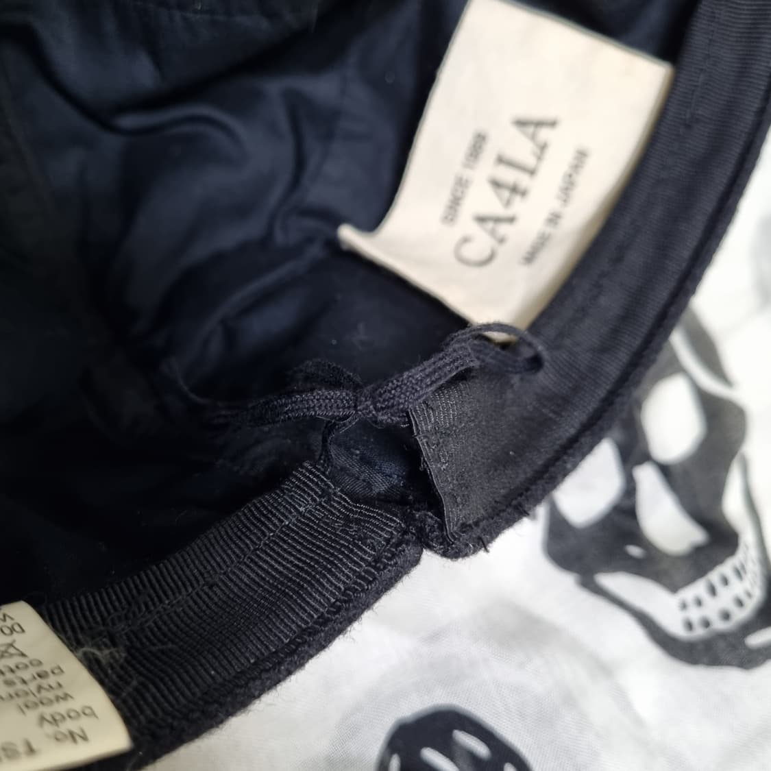 CA4LA aESTHETIC 비대칭 워크캡 블랙 상품이미지8