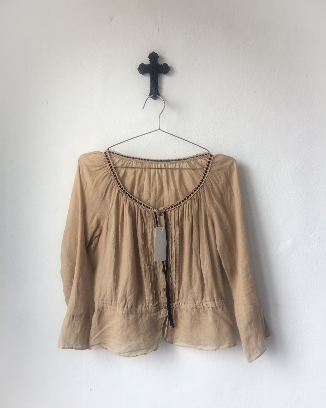 Tied point blouse 상품이미지2