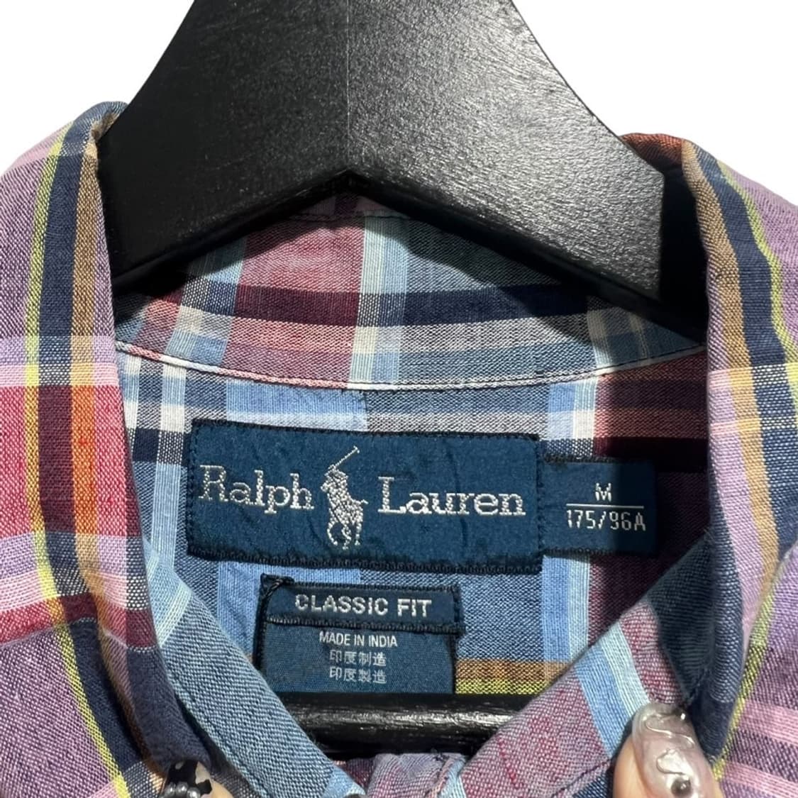 폴로 랄프로렌 린넨 체크 셔츠 상품이미지5