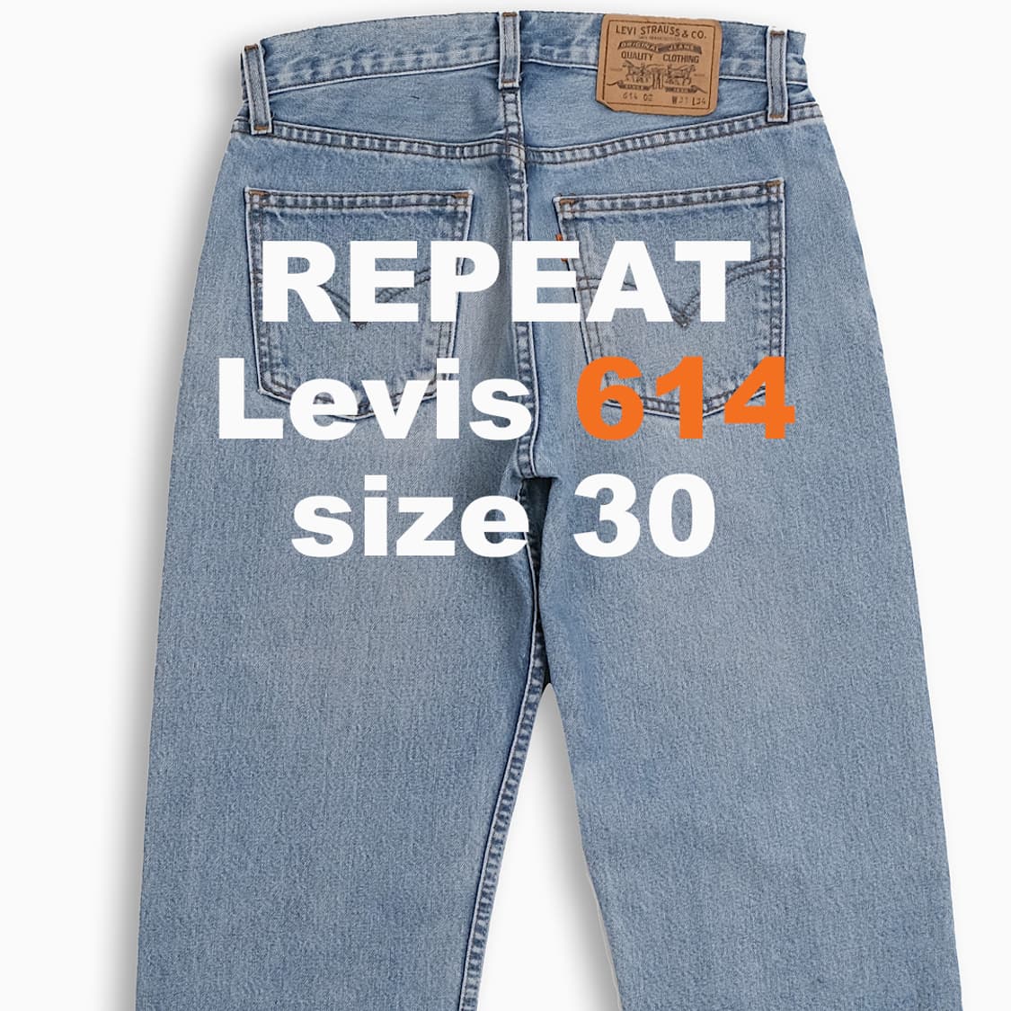 리바이스 614 오렌지탭 연청 90s 30 인치 OR6143101 상품이미지1