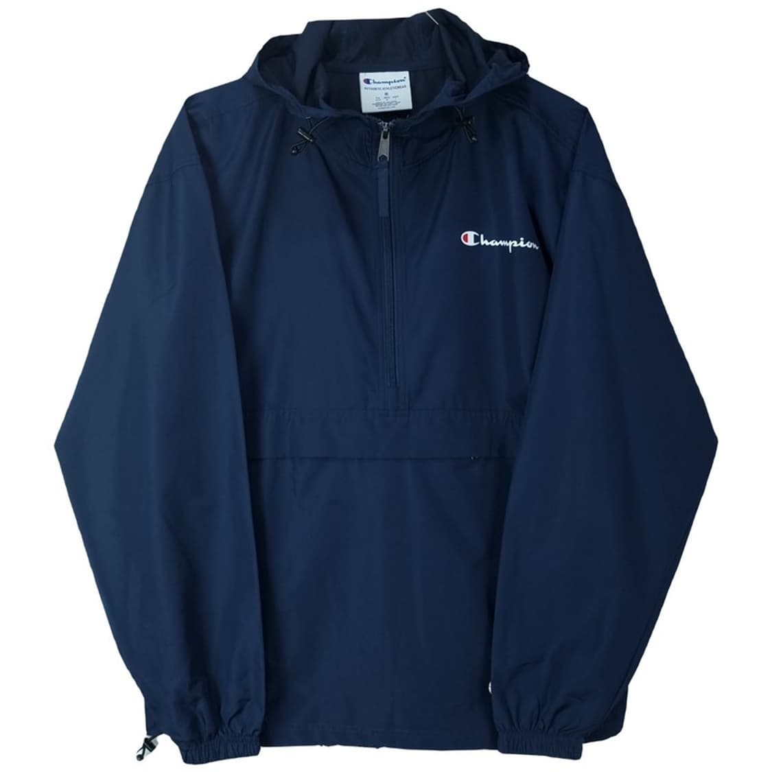 [챔피온] 로고 자수 후드 아노락 바람막이 네이비 M18410 상품이미지2