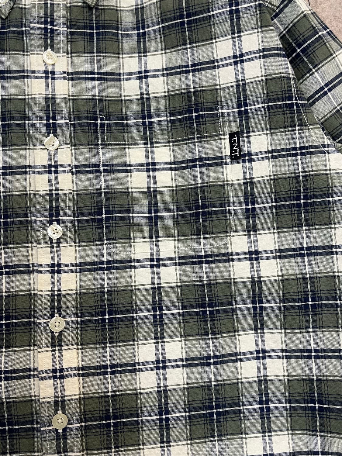 디스이즈네버뎃 체크 셔츠 그린 S #csz2267 상품이미지6