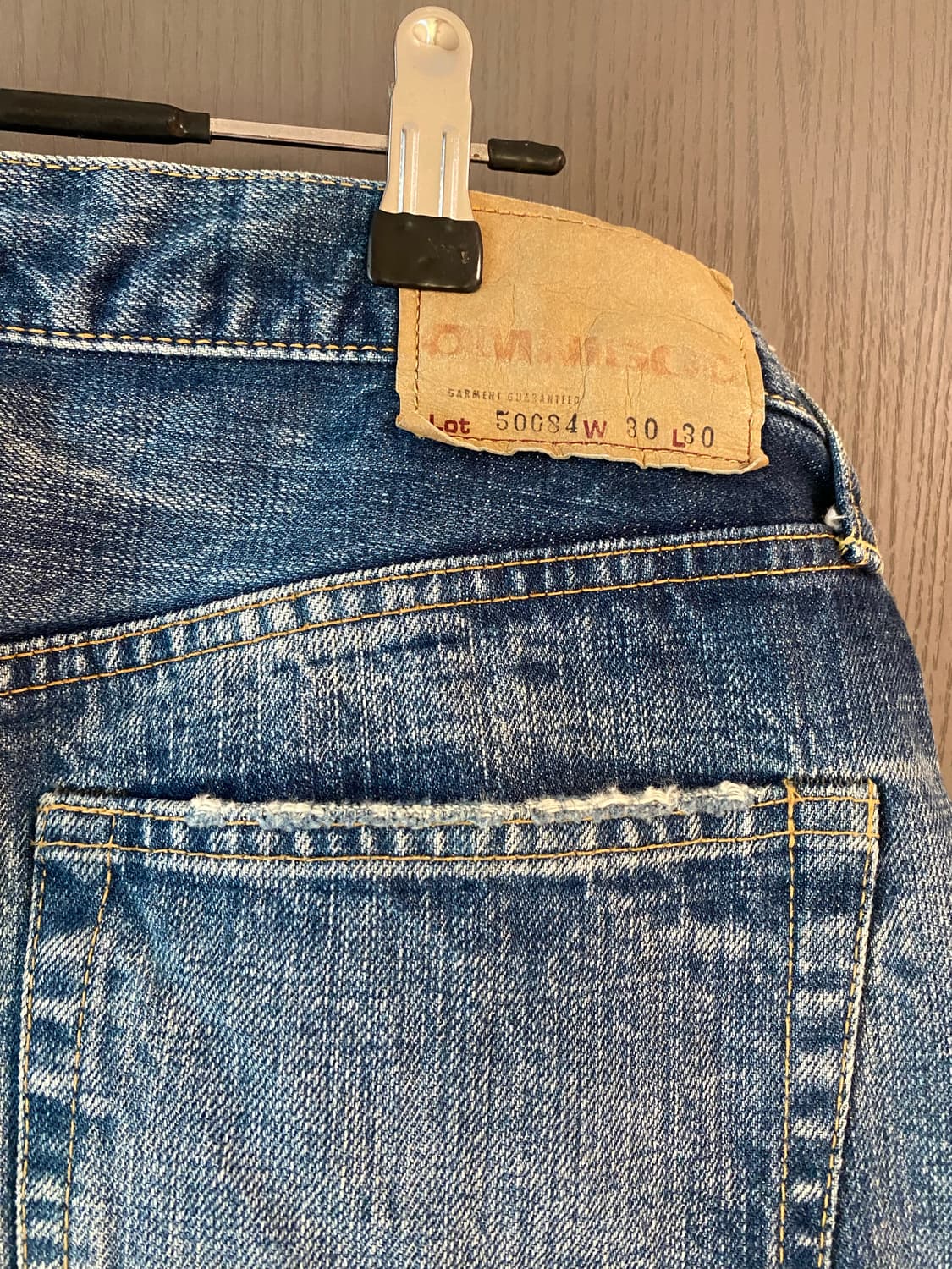 옴니갓 데님팬츠 중청 상품이미지5