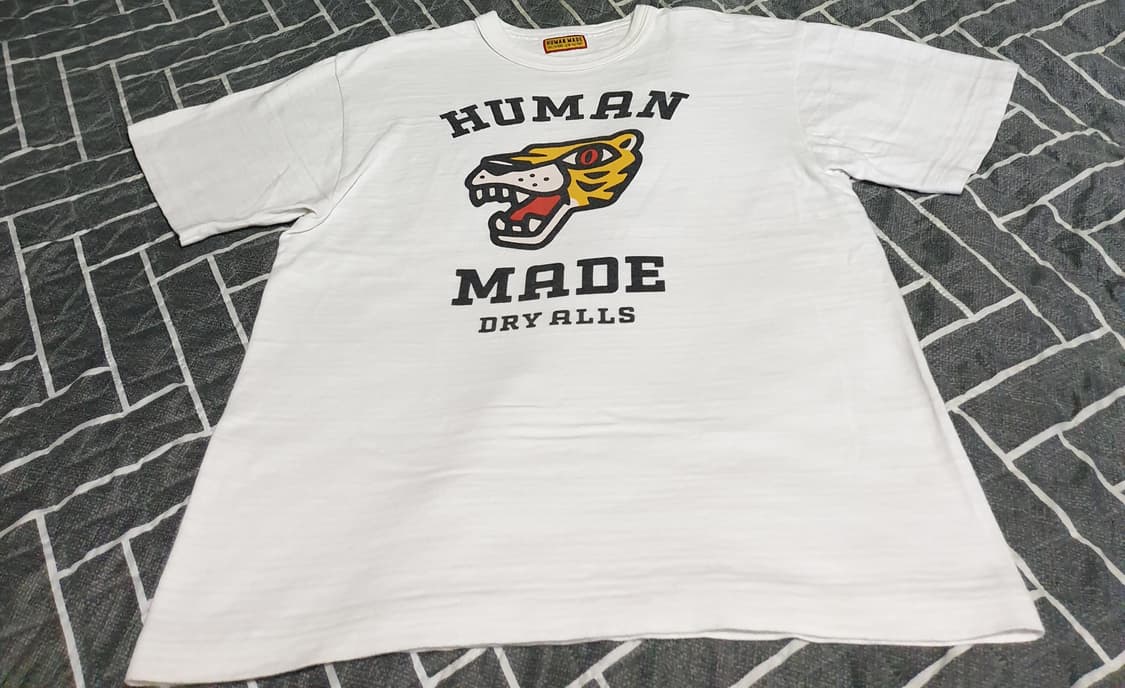 휴먼메이드 DRY ALLS 타이거 블랙하트 반팔티 (M) 상품이미지1