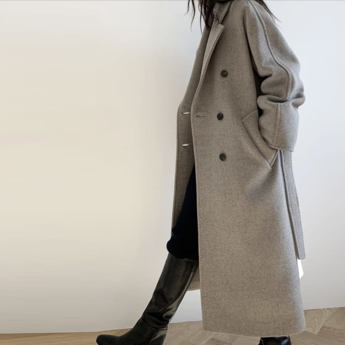 언더스탠딩(UNDERSTANDING) 막시 호시코트 프리사이즈 상품이미지3