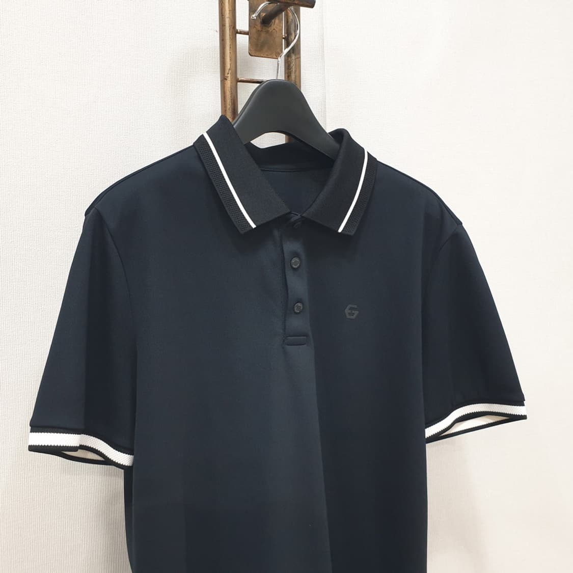 엘르골프 남성 반팔 카라 티셔츠 100 상품이미지2