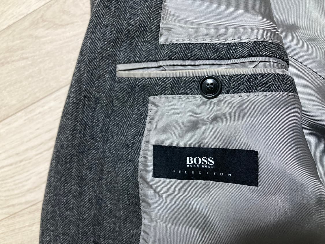 휴고보스 헤링본 자켓 100(48) 판매 상품이미지8