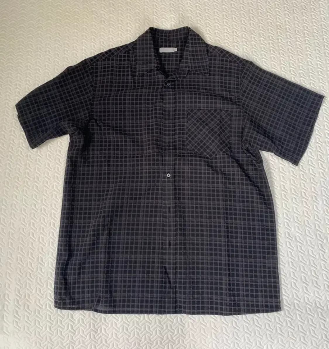 애습 너드 플리셰 체크 셔츠 m 상품이미지2