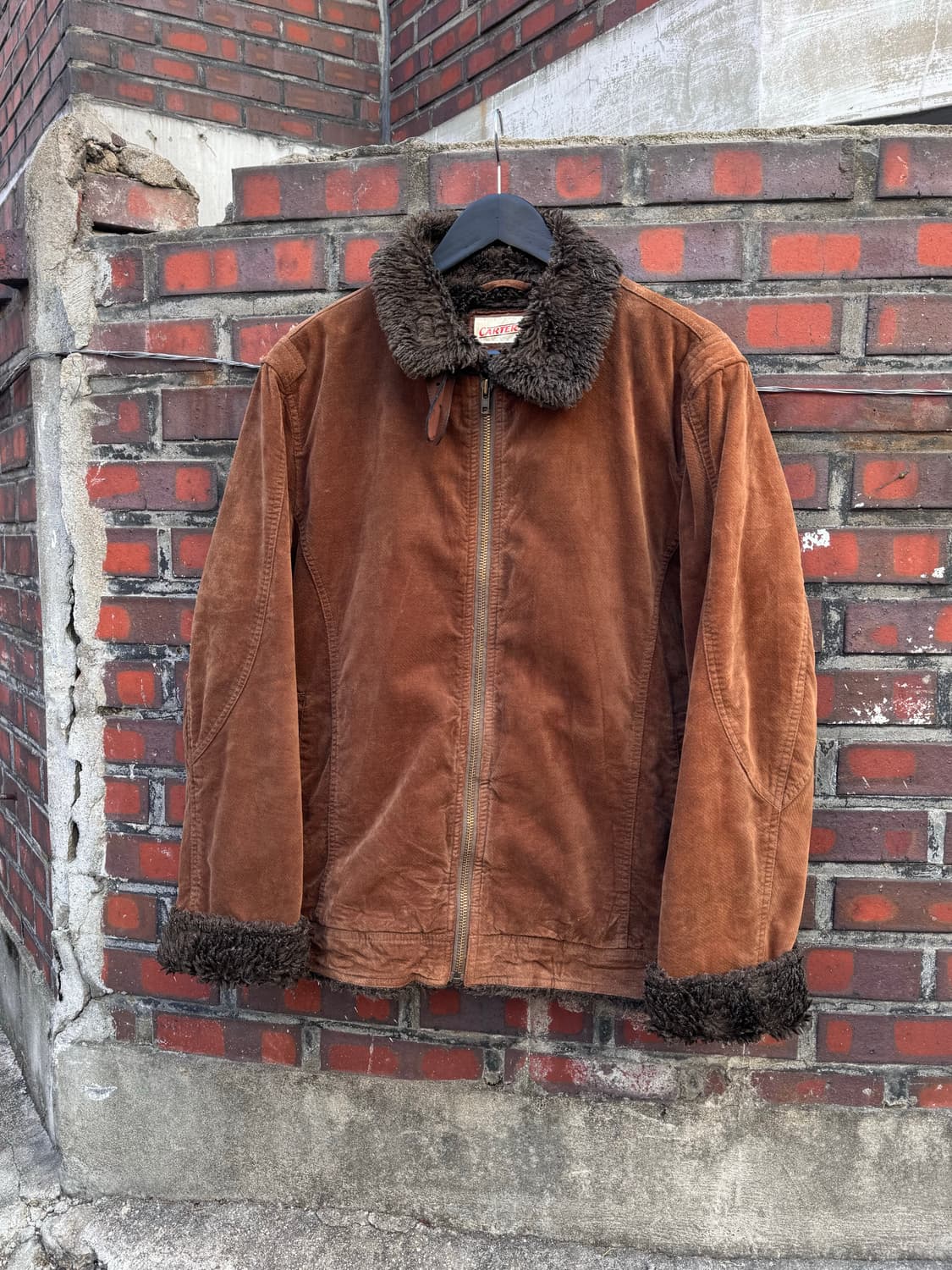 Carter's 보아 퍼 코듀로이 바이커 자켓  상품이미지1