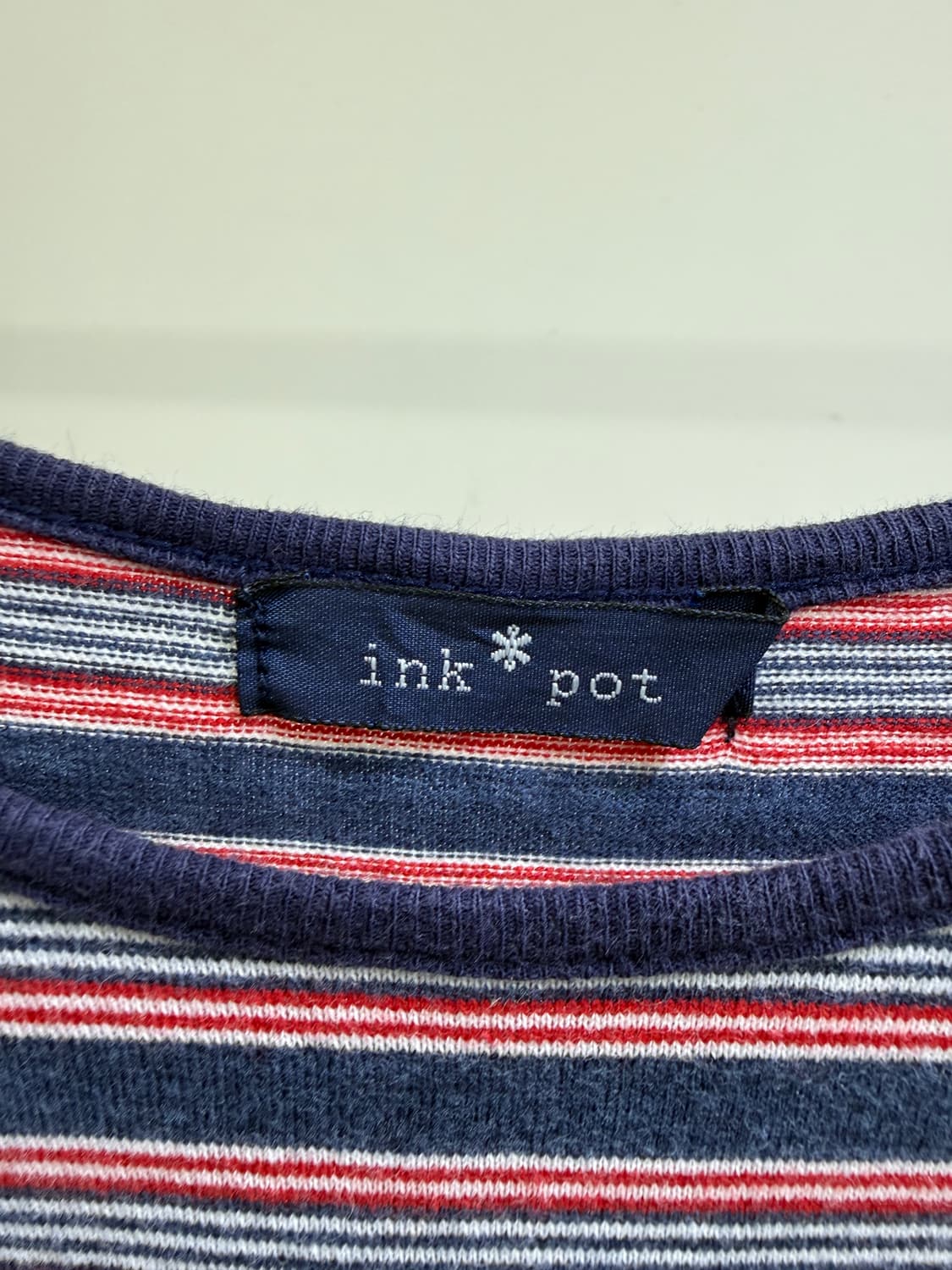 INK POT (Made in Japan) 스트라이프 티셔츠  상품이미지7