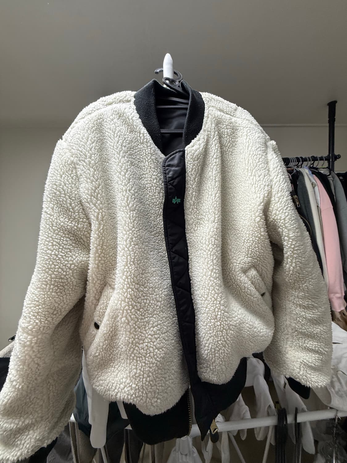 인스턴트펑크 x 알파인더스트리 MA-1 블랙 XL 상품이미지8