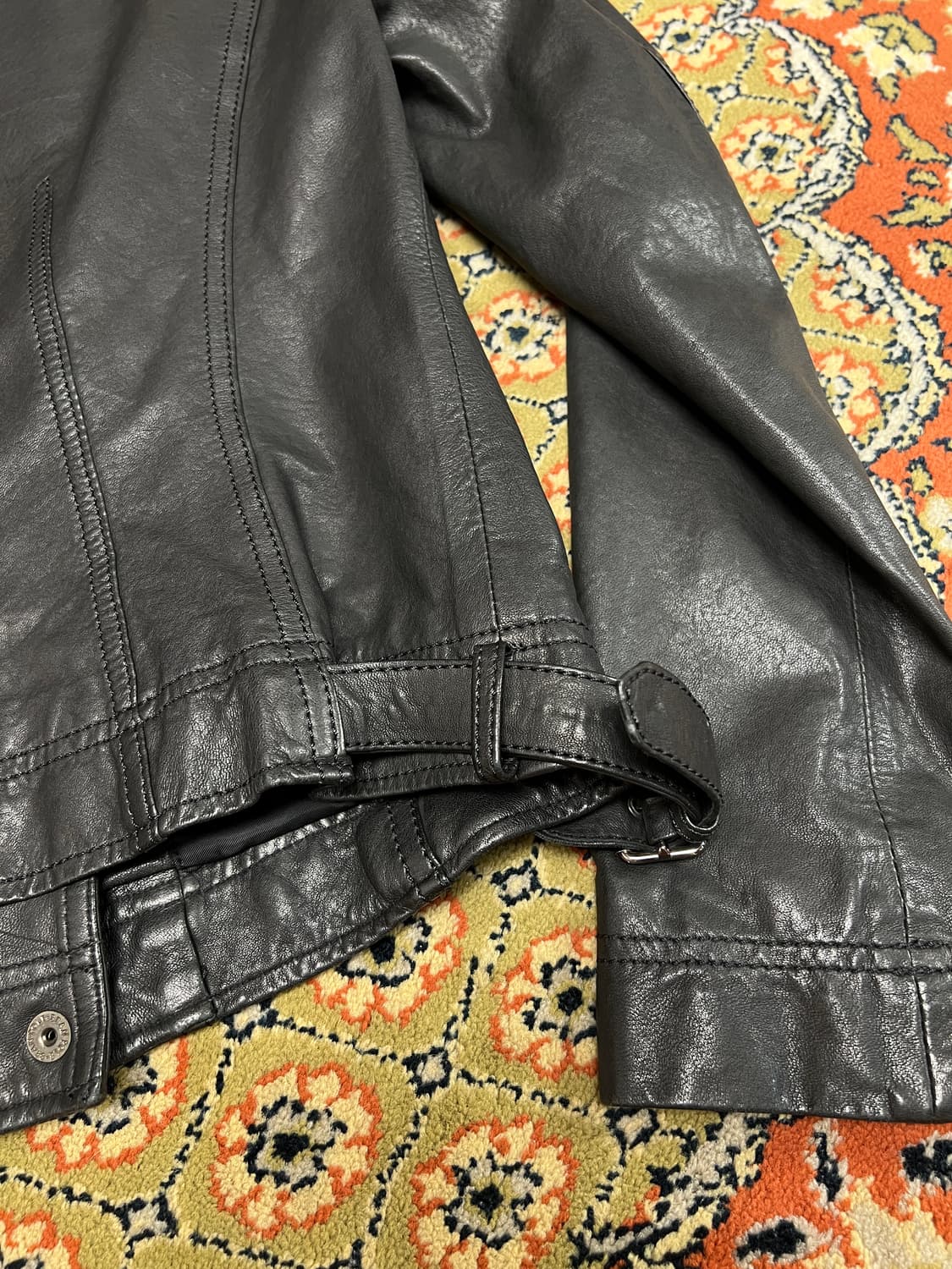 [S] BEANPOLE 여성 빈티지 램스킨 라이더 가죽자켓 상품이미지6